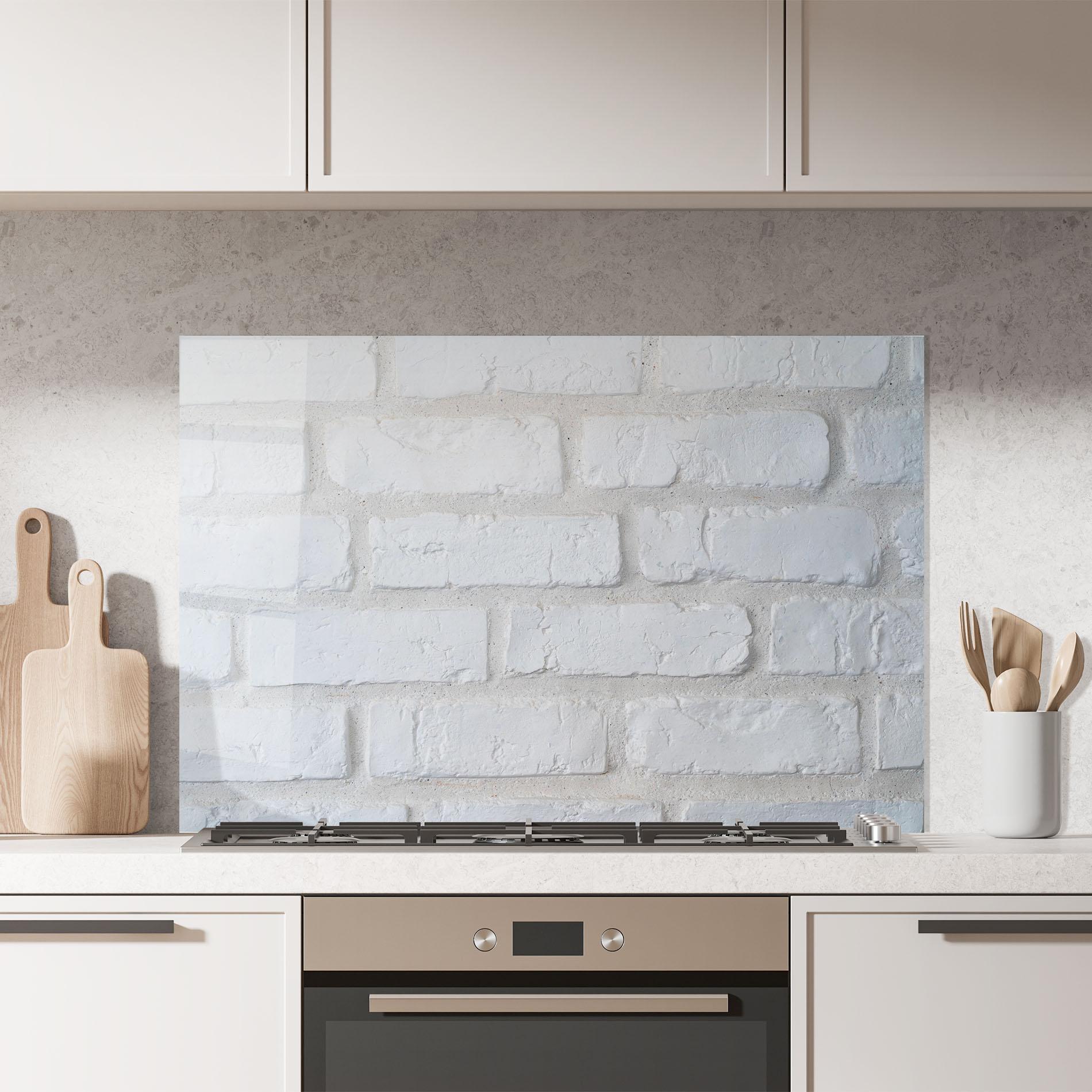 Стъклен панел за кухня Bright Bricks mockup 7