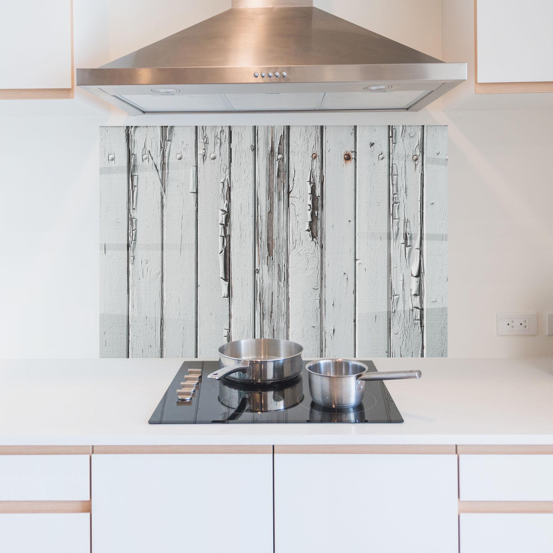 Стъклен панел за кухня Rusty Wood Panels mockup 5