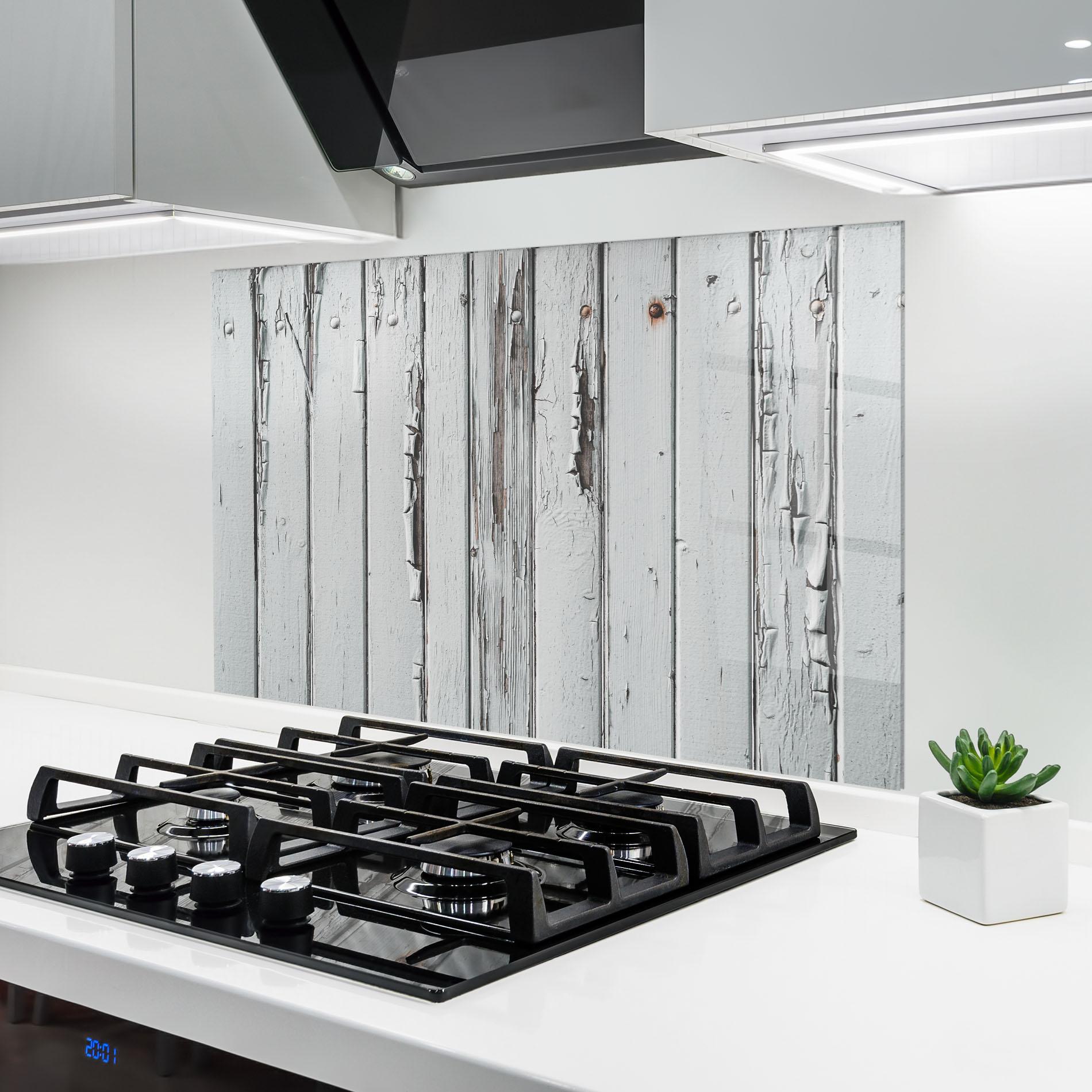 Стъклен панел за кухня Rusty Wood Panels mockup 6