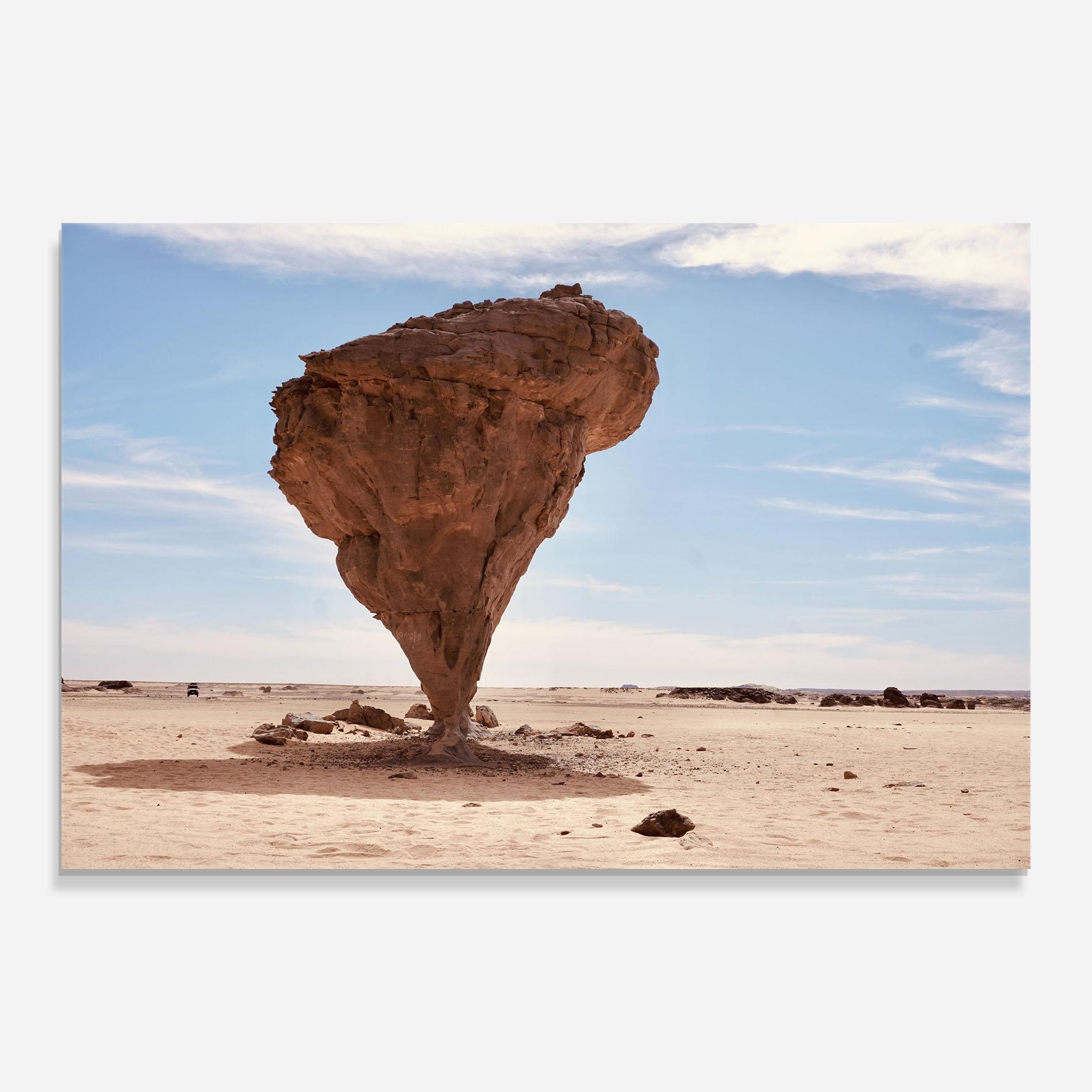 Стъклен панел за кухня Stone In Desert mockup 0