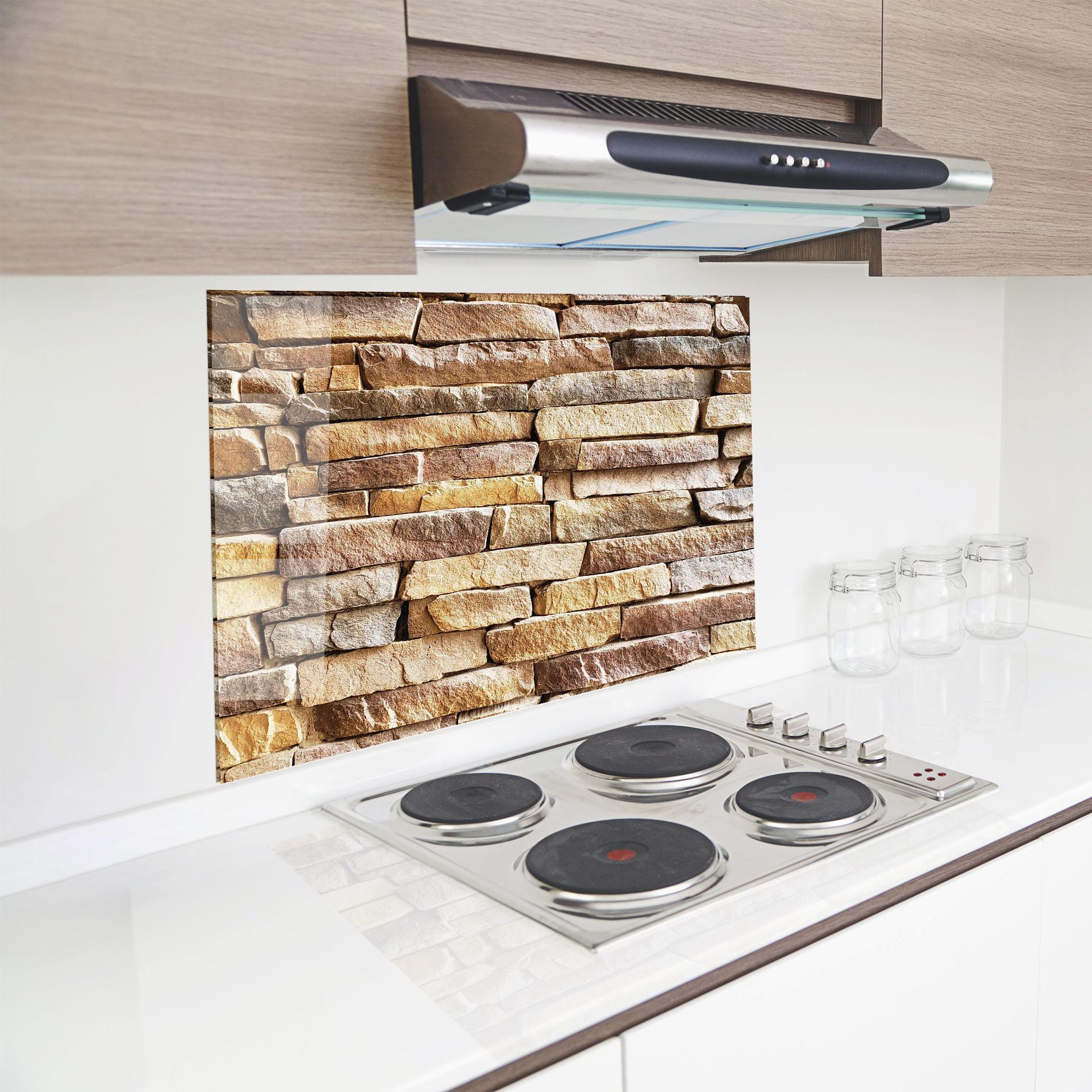 Стъклен панел за кухня Desert Stones 2 mockup 8