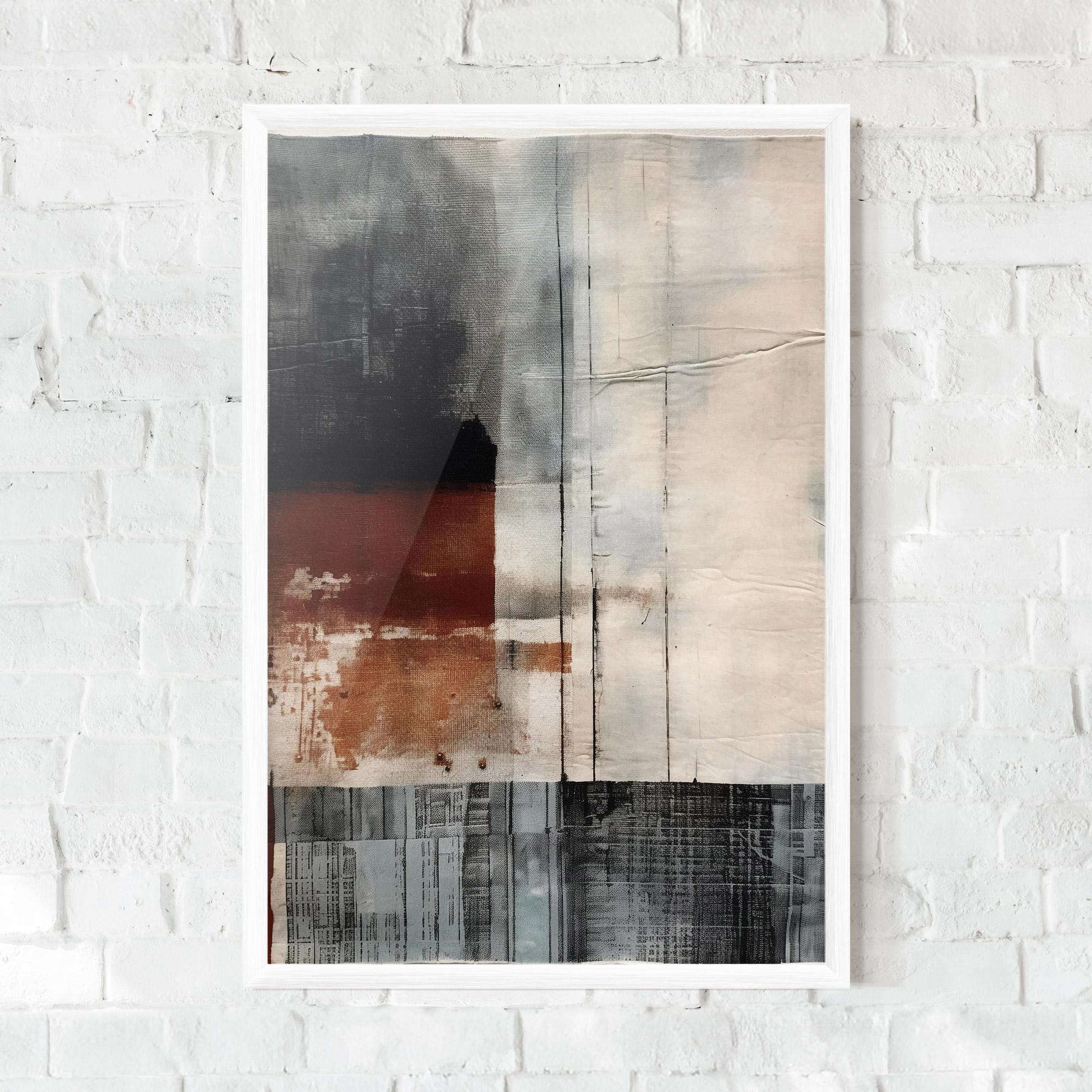 Рамкиран постер Abstract Painting mockup 0