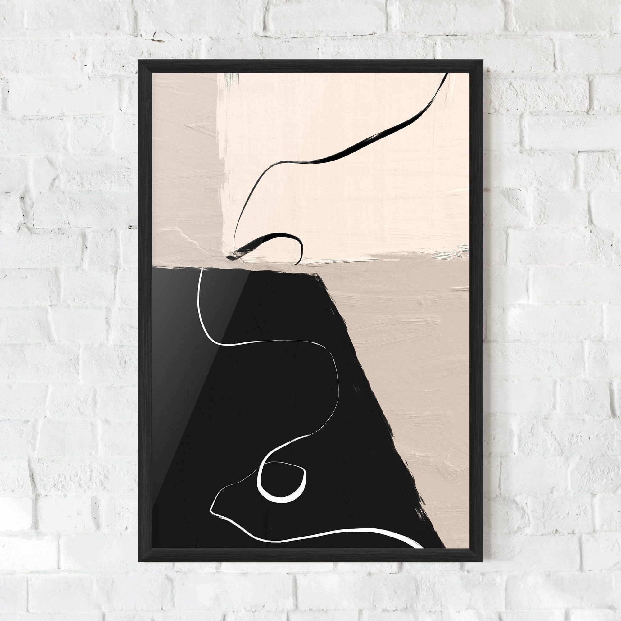 Black Brushstrokes mockup 0