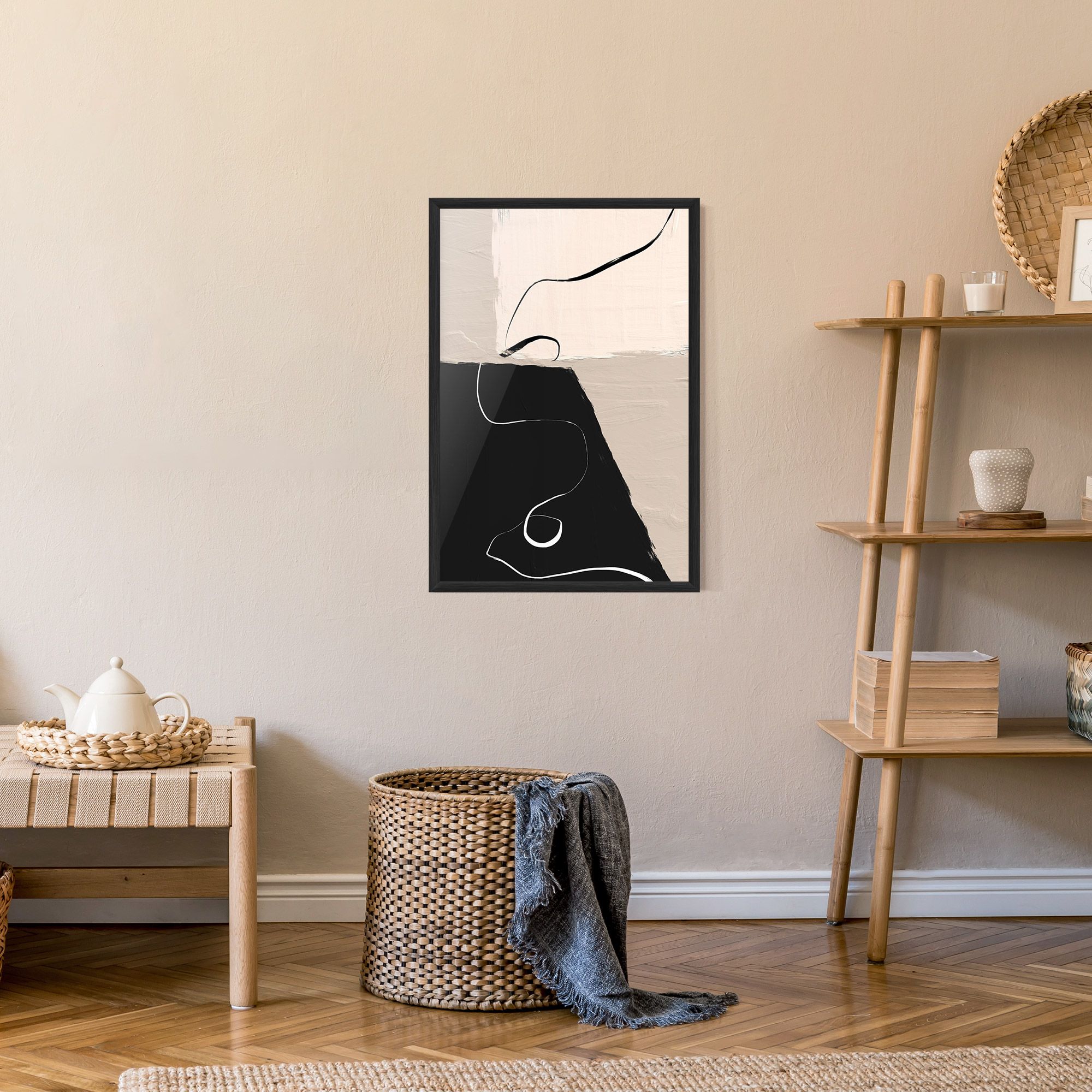 Black Brushstrokes mockup 9