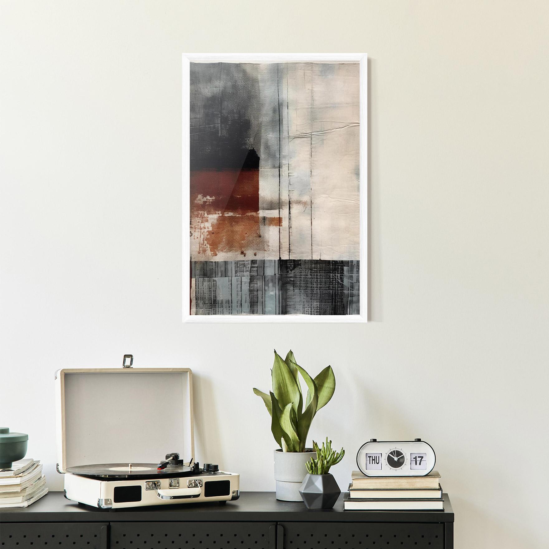 Рамкиран постер Abstract Painting mockup 2