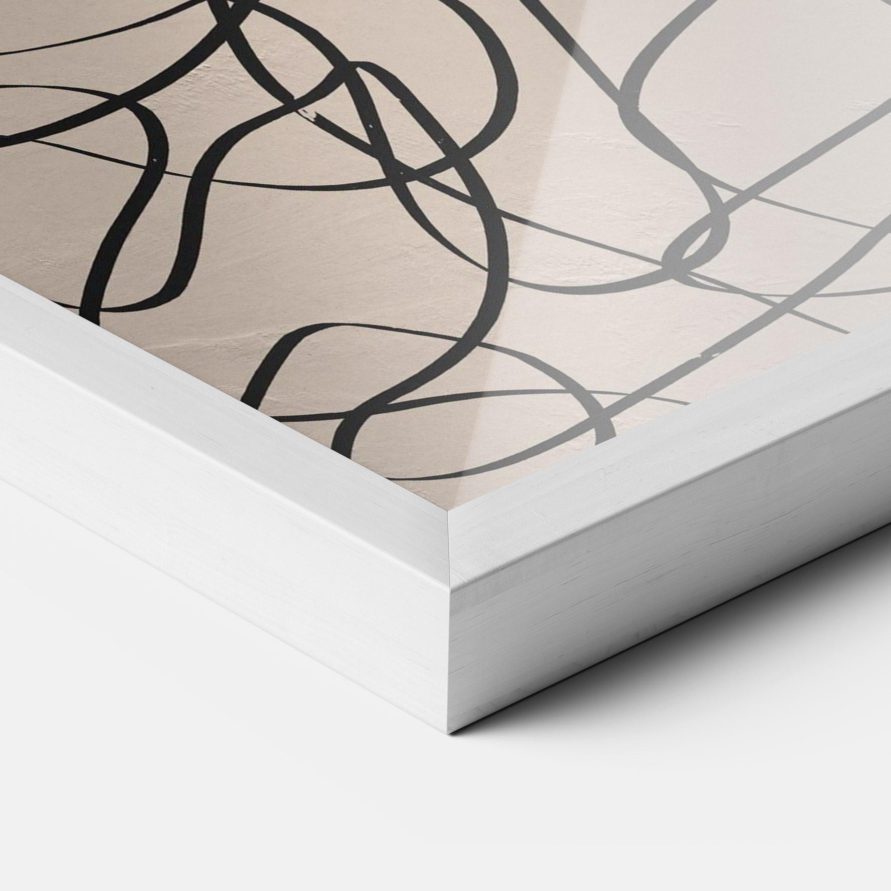 Рамкиран постер Hand Painted Pattern mockup 3