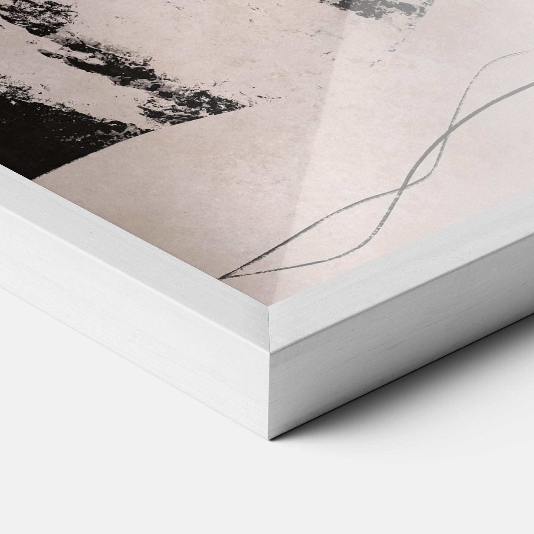 Рамкиран постер Modern Brushstrokes mockup 3