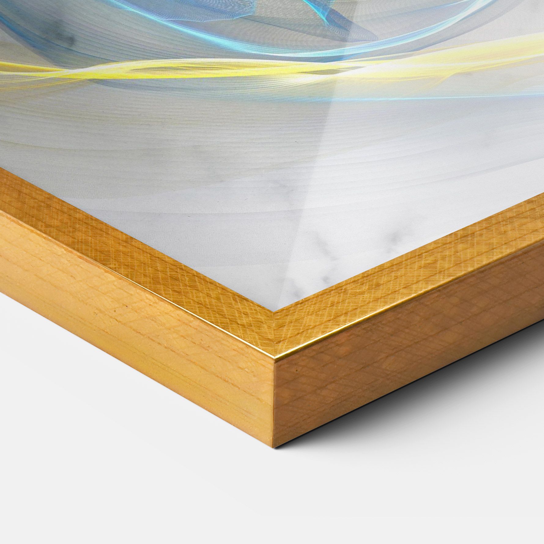 Abstract Golden Landscape 2 mockup 3