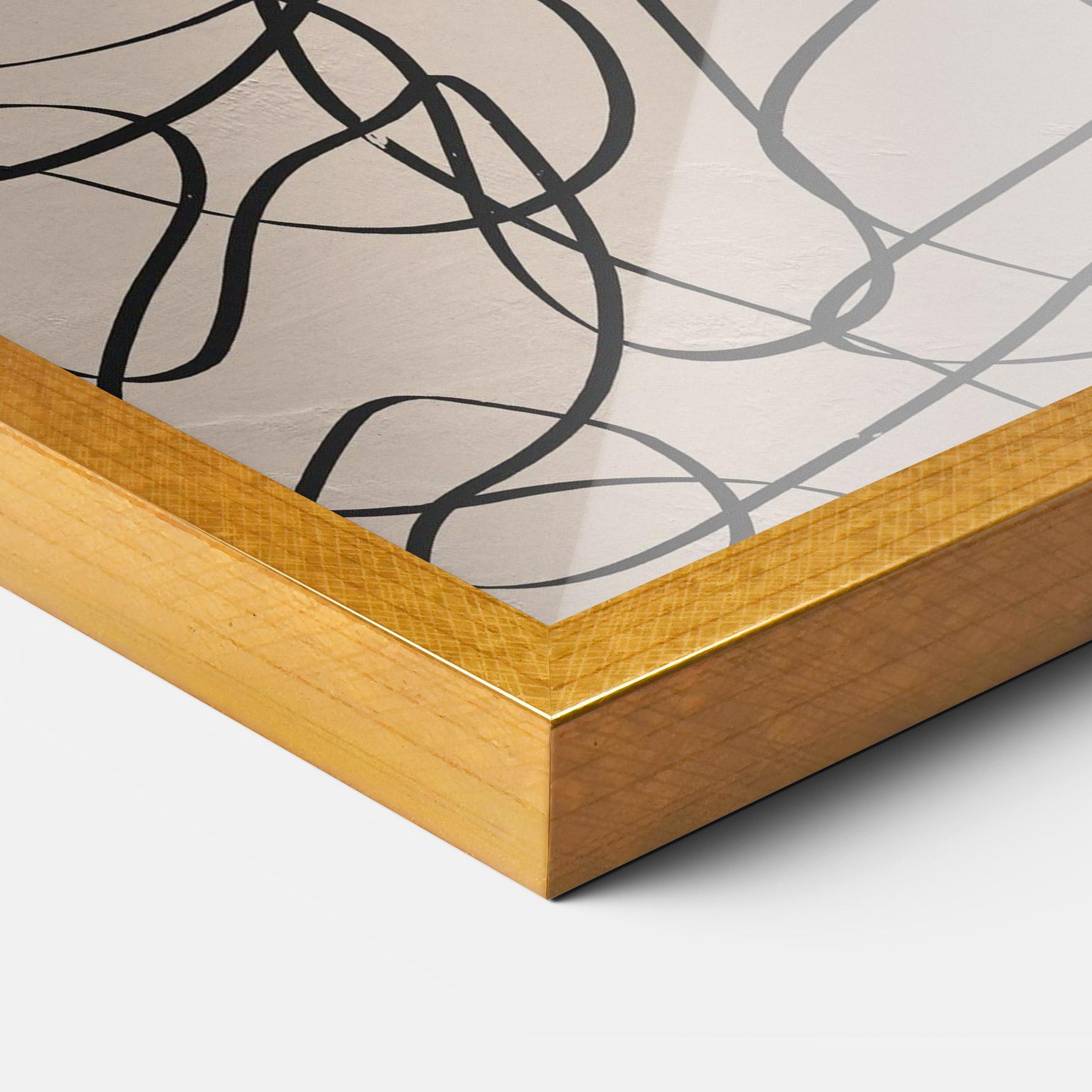 Рамкиран постер Hand Painted Pattern mockup 3