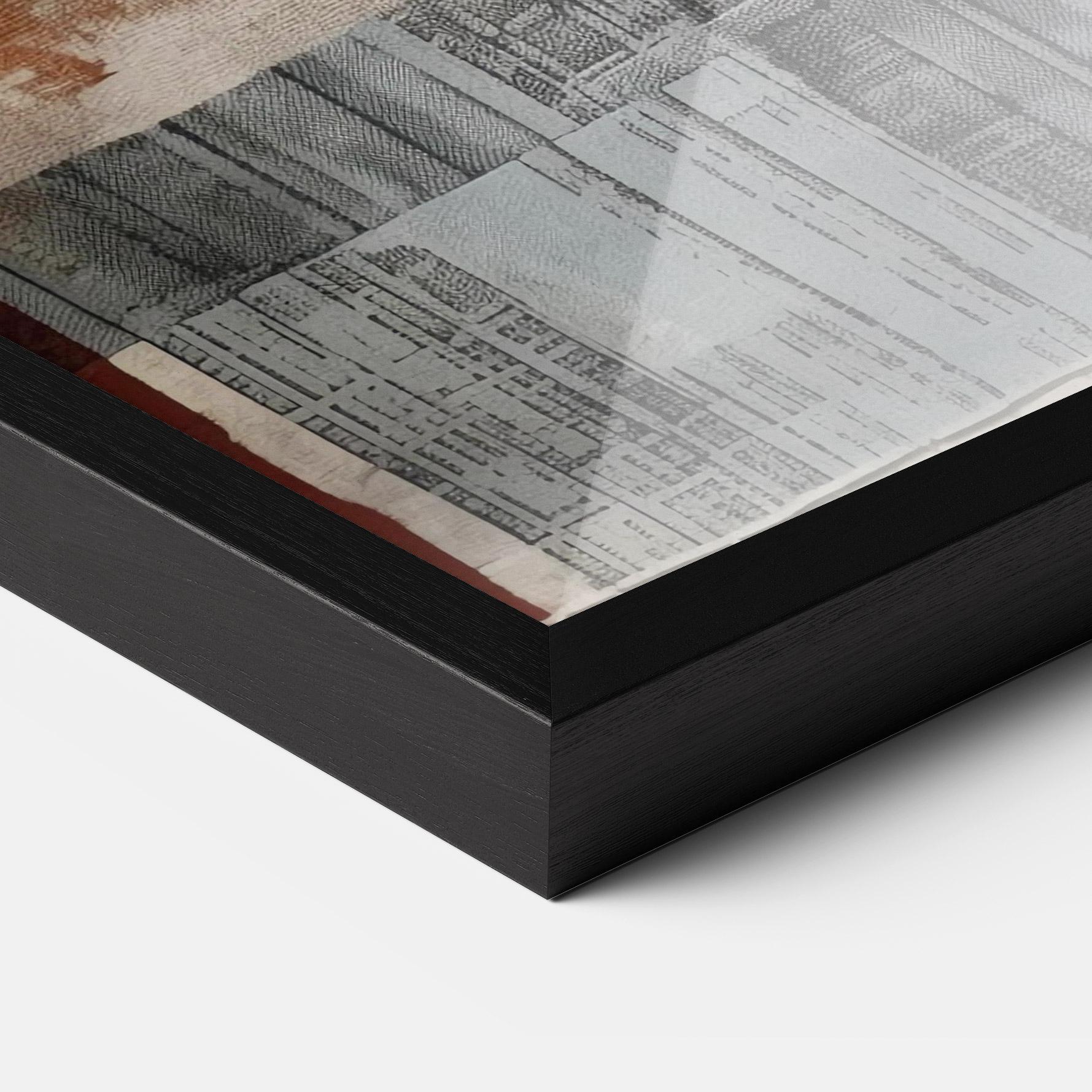 Рамкиран постер Abstract Painting mockup 3