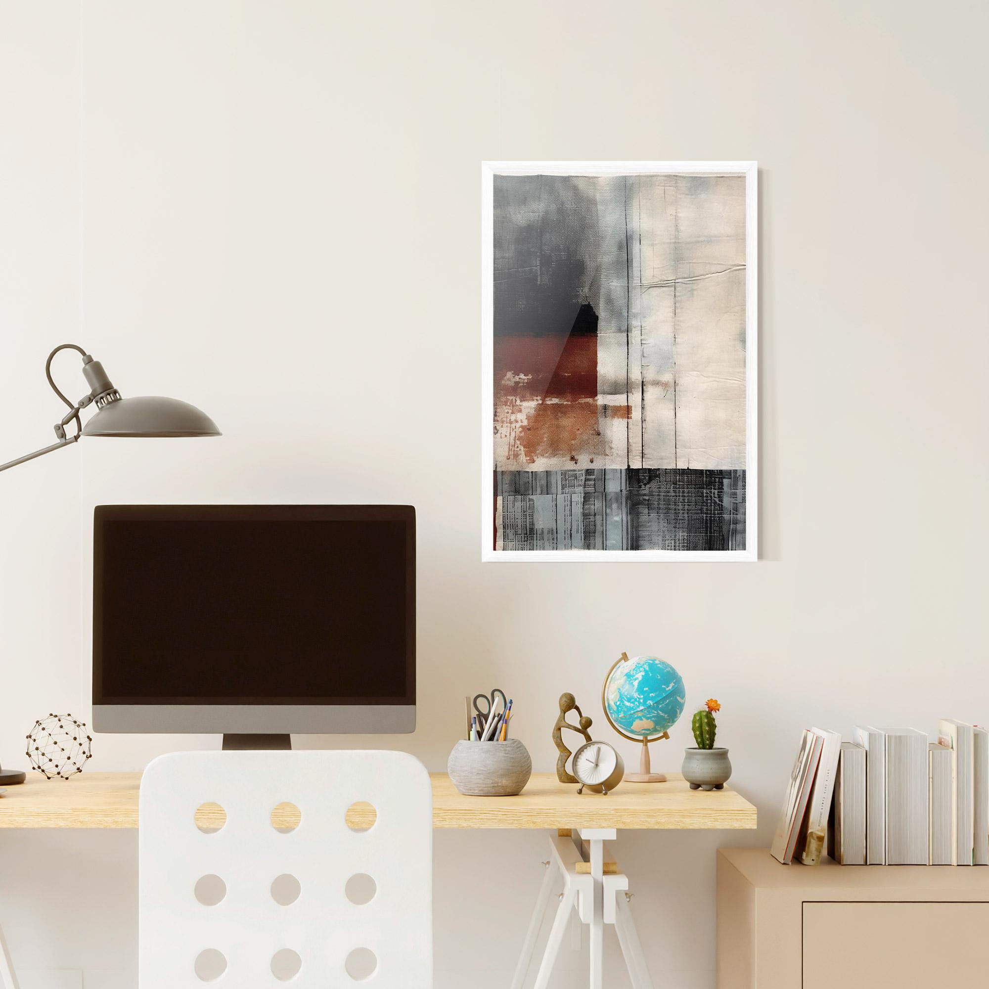 Рамкиран постер Abstract Painting mockup 6