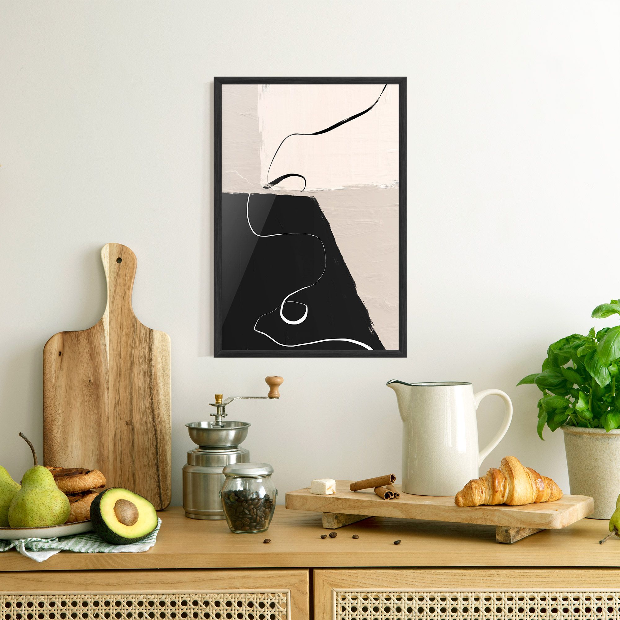 Black Brushstrokes mockup 8