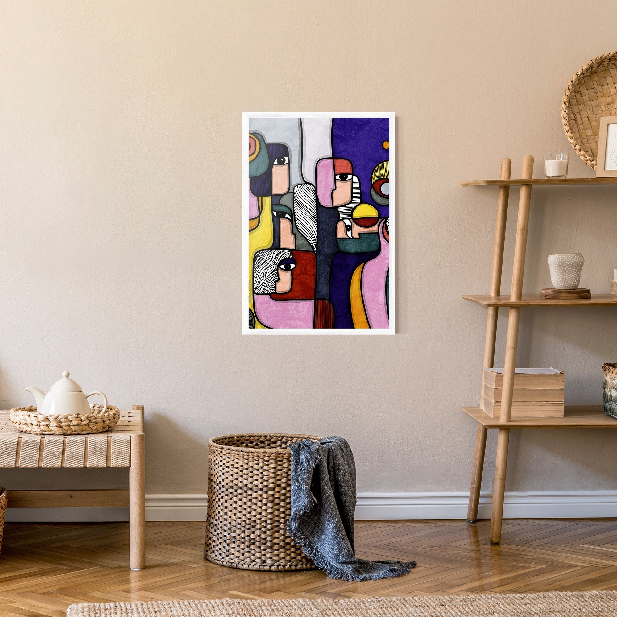 Abstract Looking Eyes mockup 9