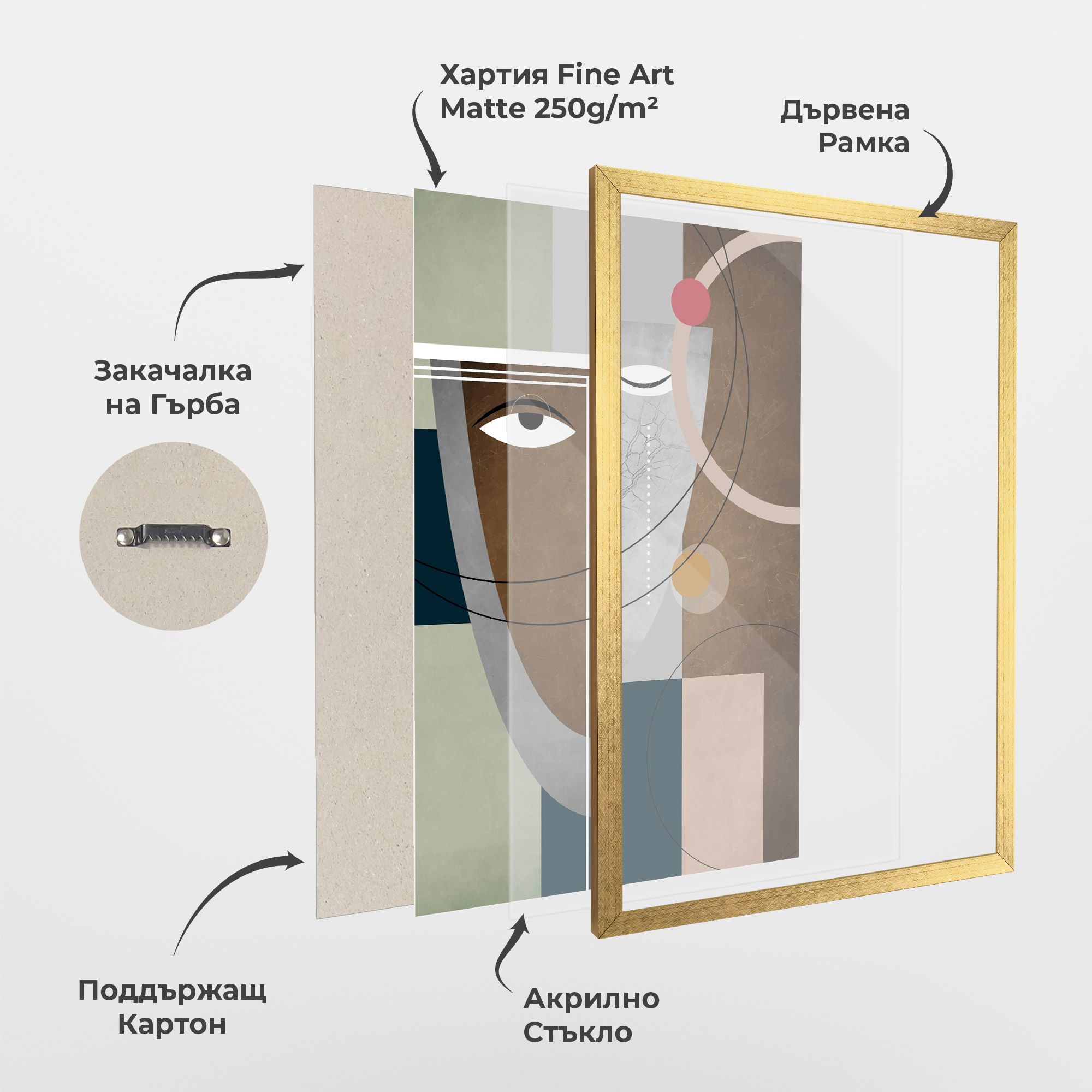 Abstract Brown Face mockup 1