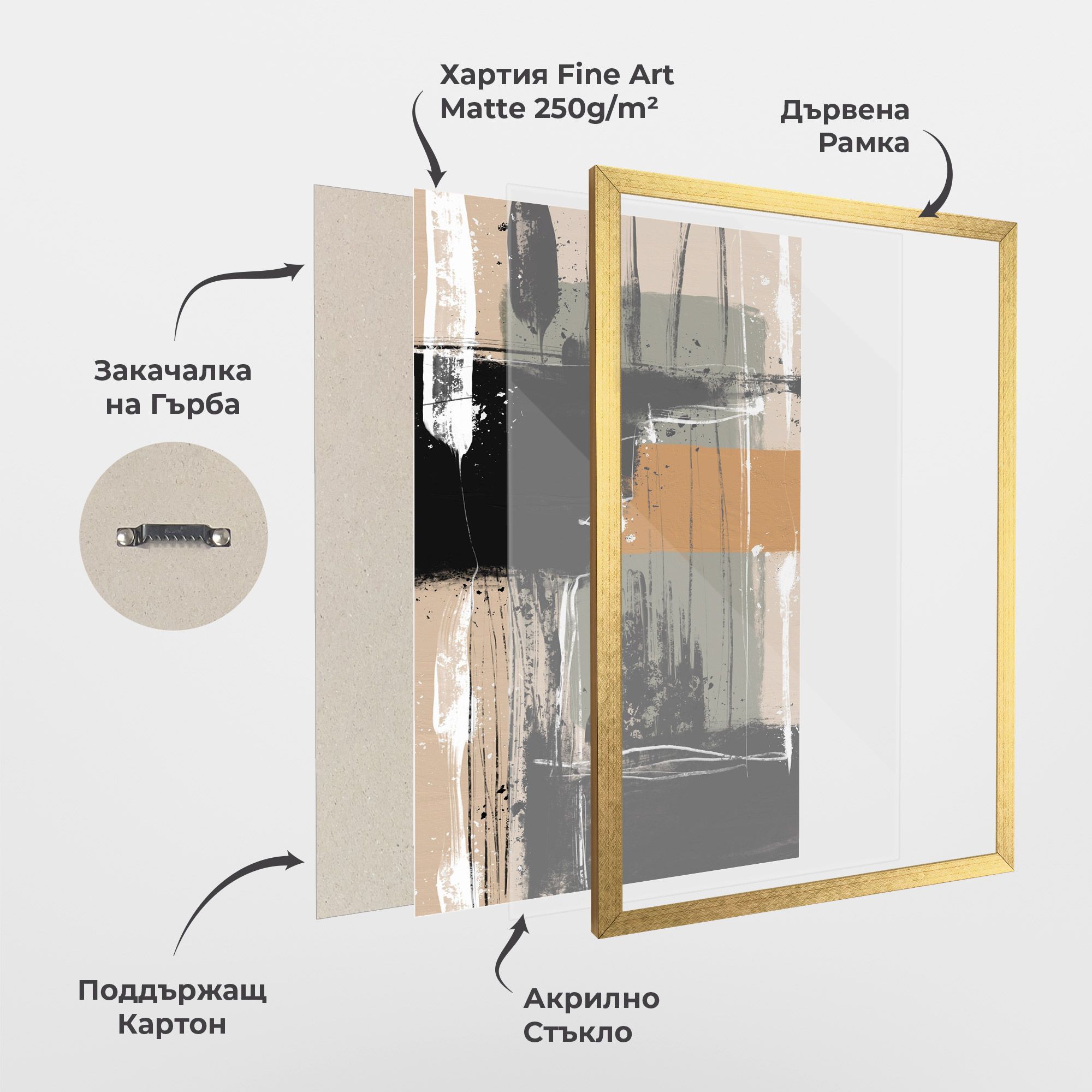 Modern Oil Painting With White mockup 1