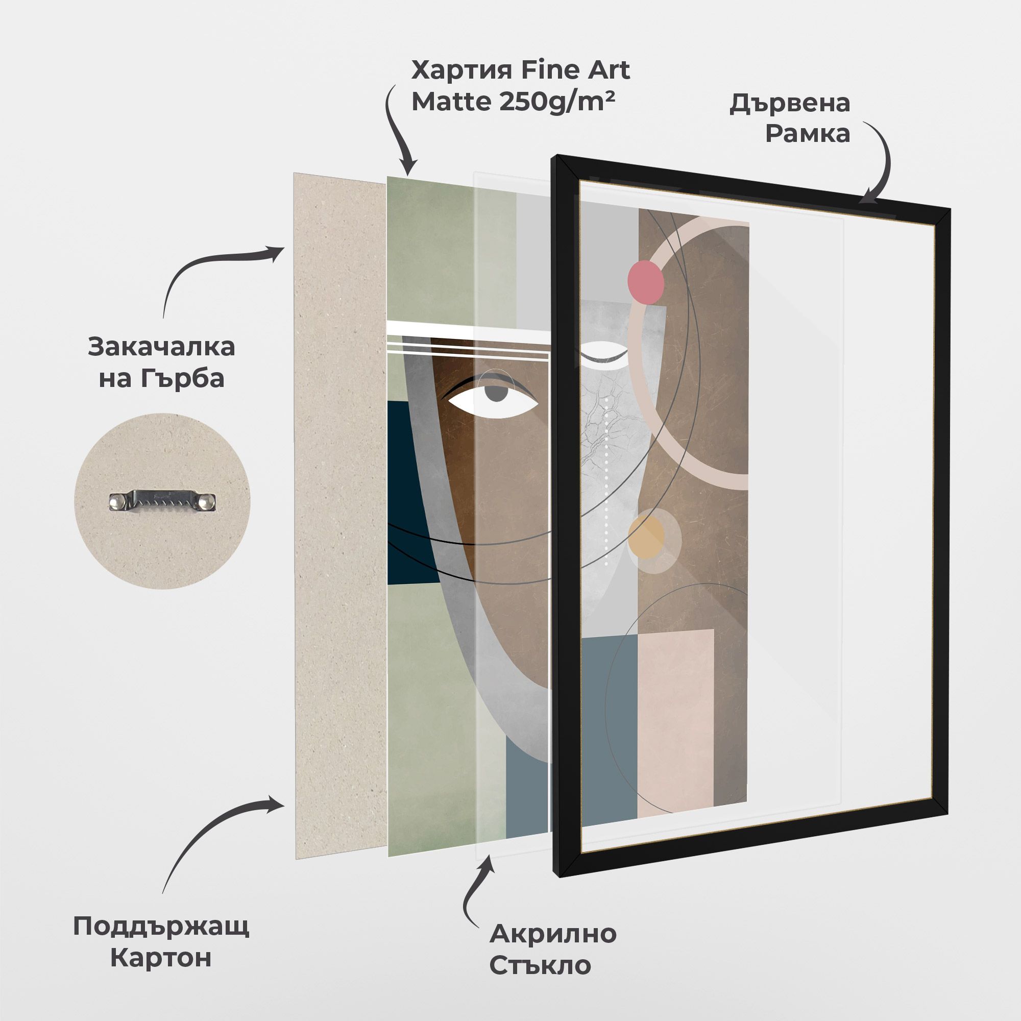 Abstract Brown Face mockup 1