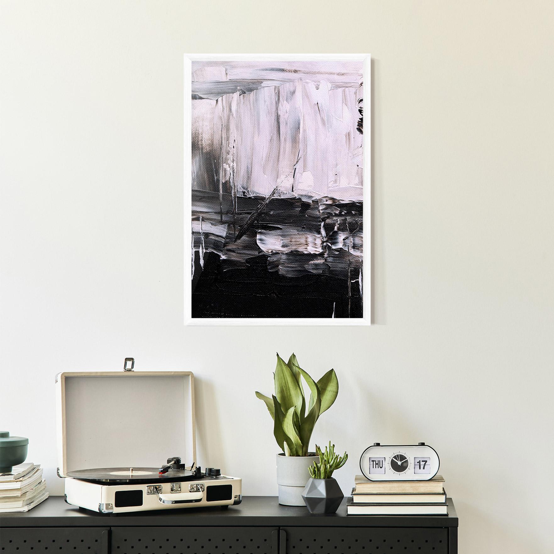 Рамкиран постер Abstract Paintings mockup 2