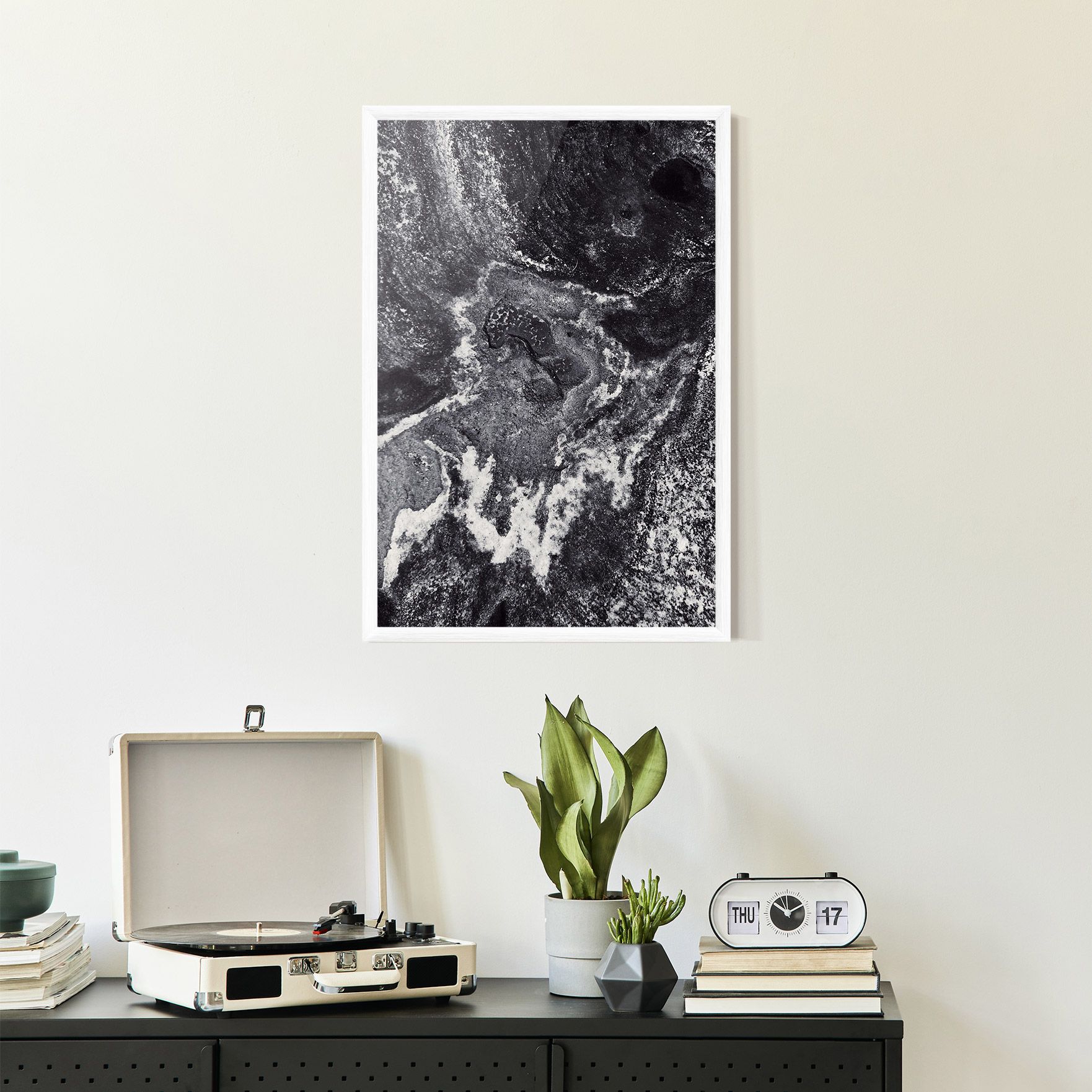 Black And White Abstract mockup 2