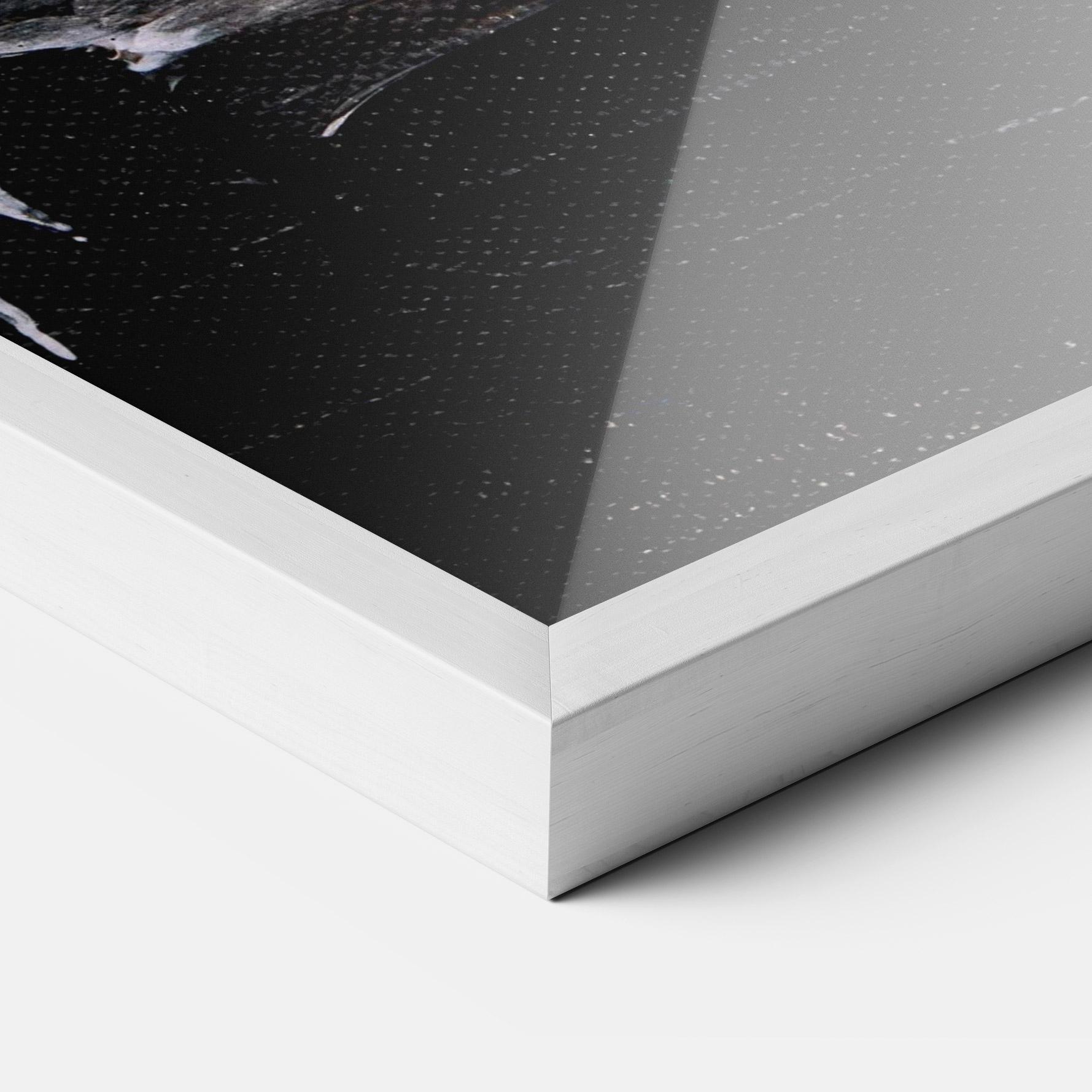 Рамкиран постер Abstract Paintings mockup 3