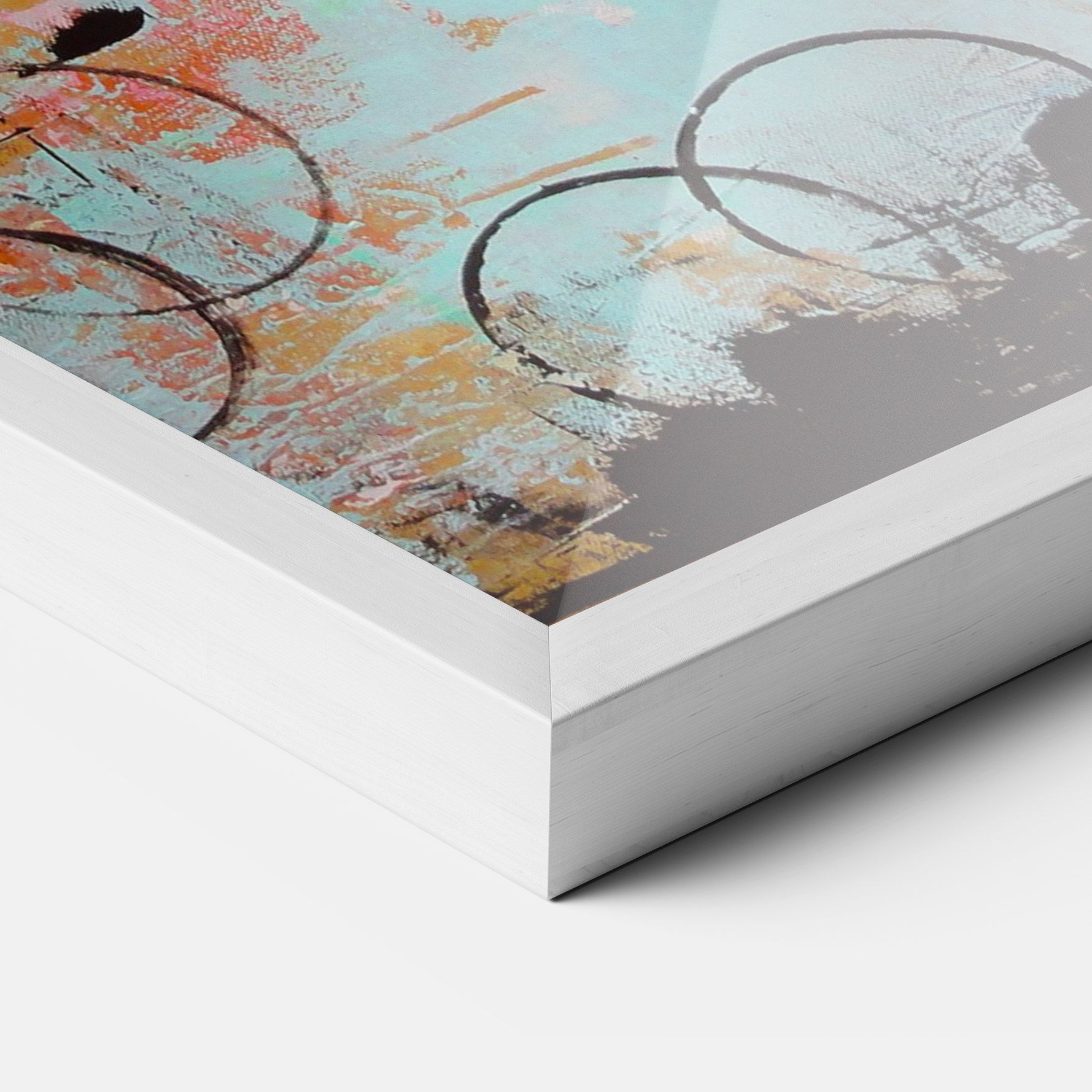 Abstract Pink Circle mockup 3