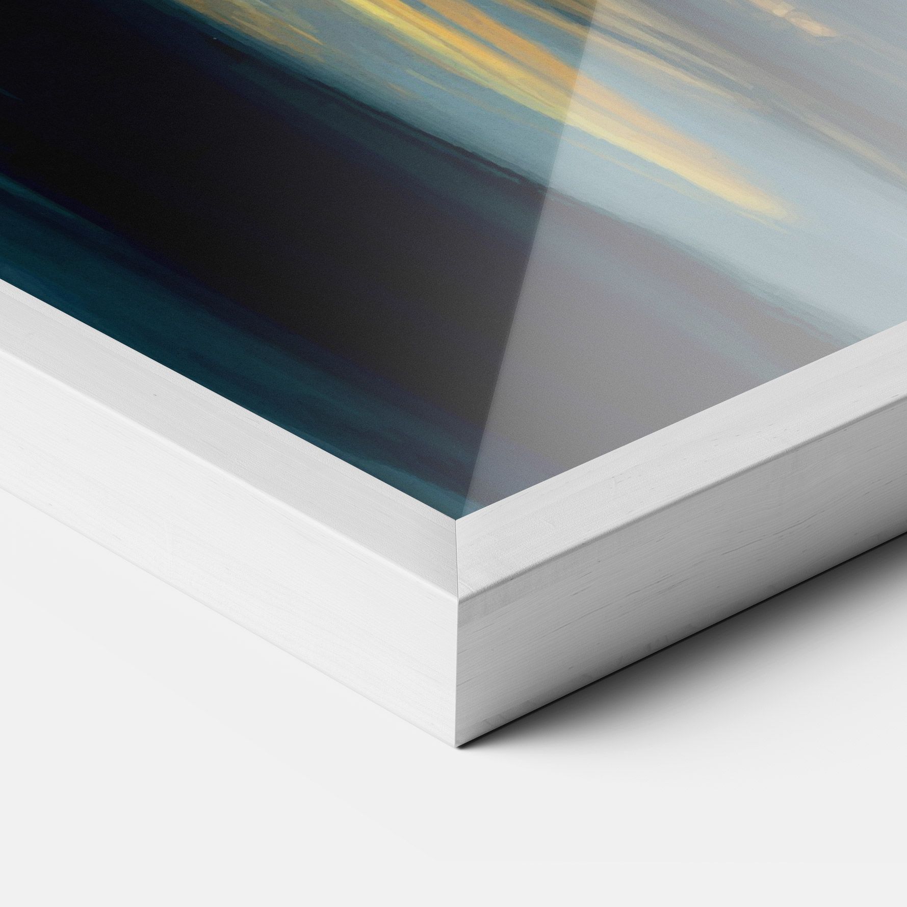 Golden Black Blue Art mockup 3