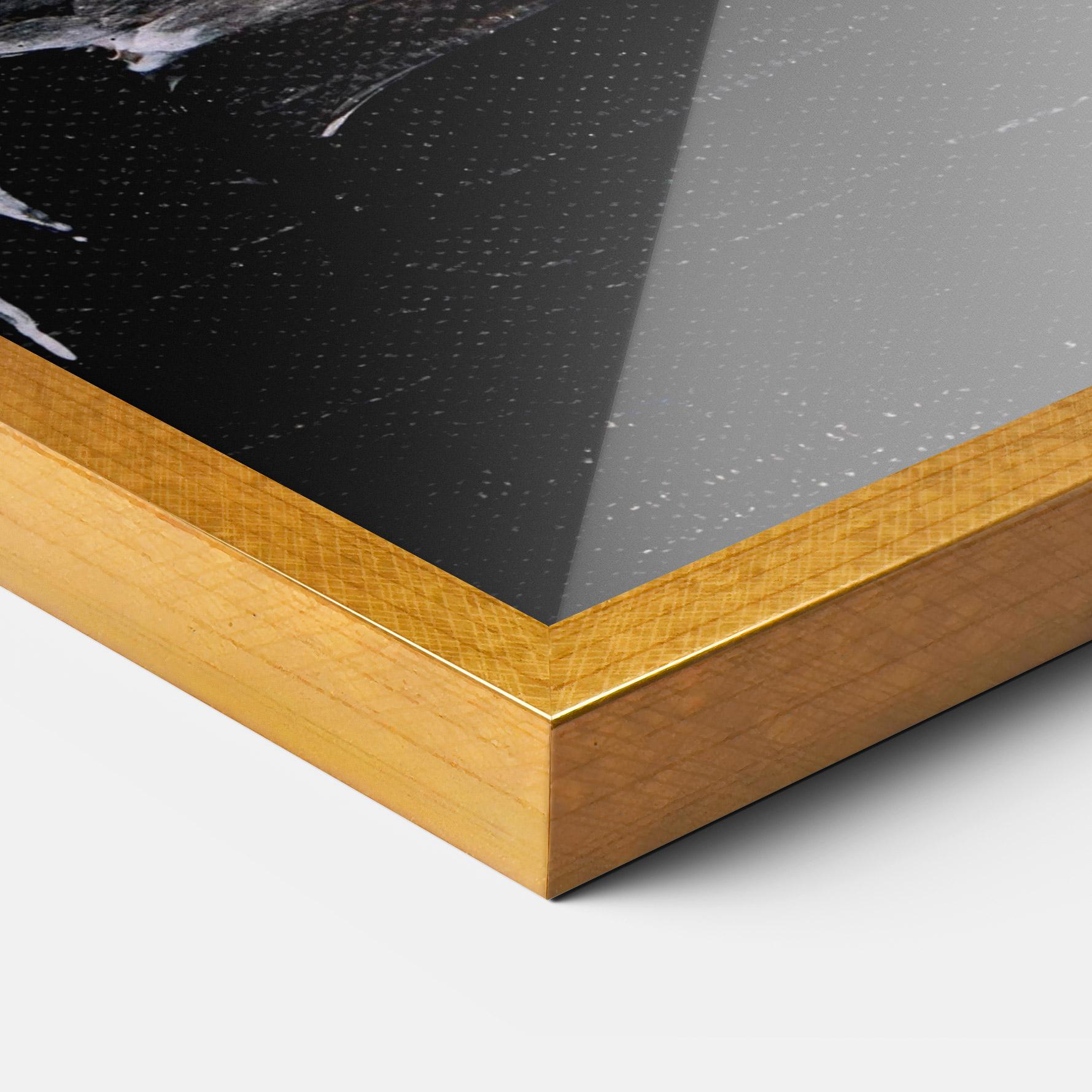 Рамкиран постер Abstract Paintings mockup 3