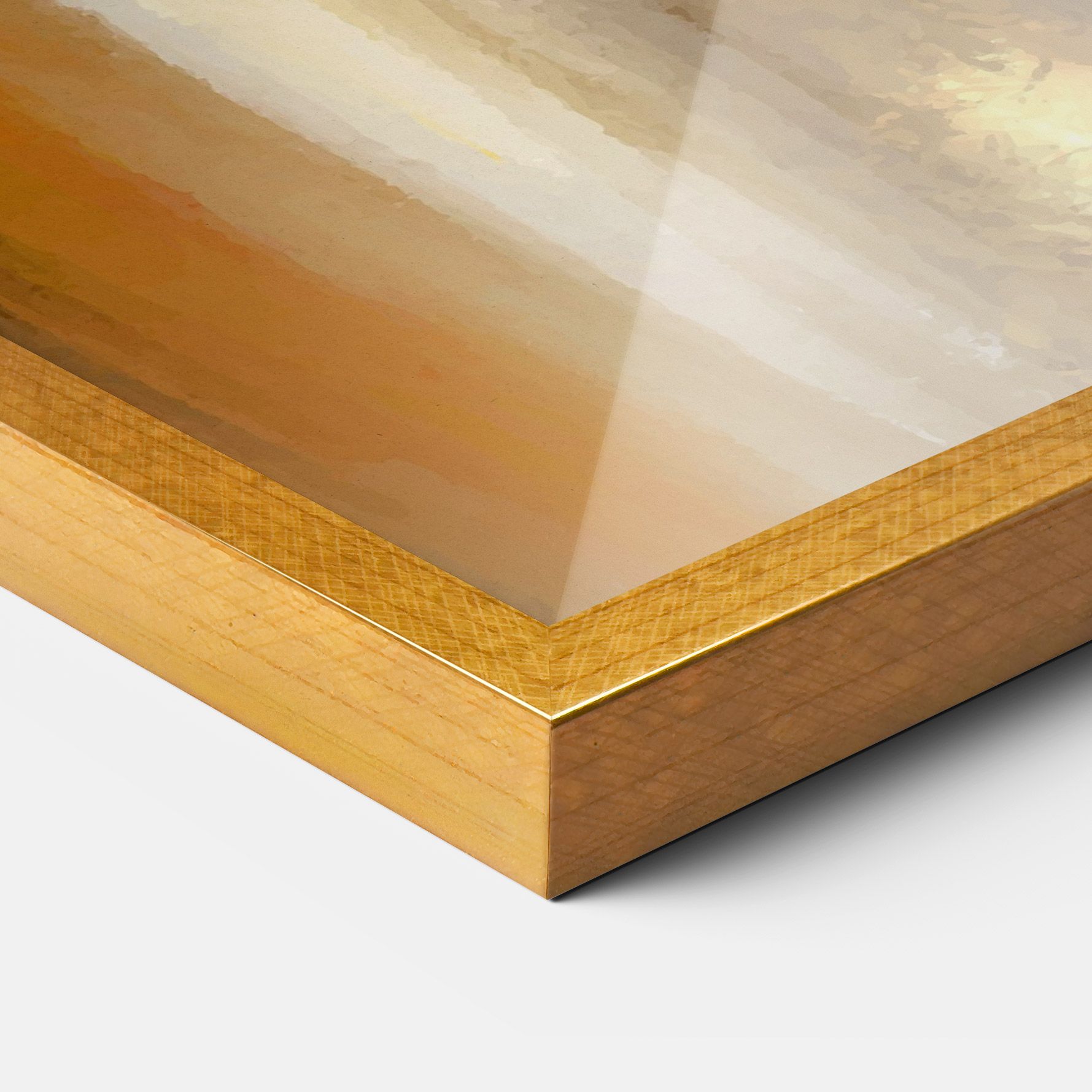 Golden Brown Art mockup 3