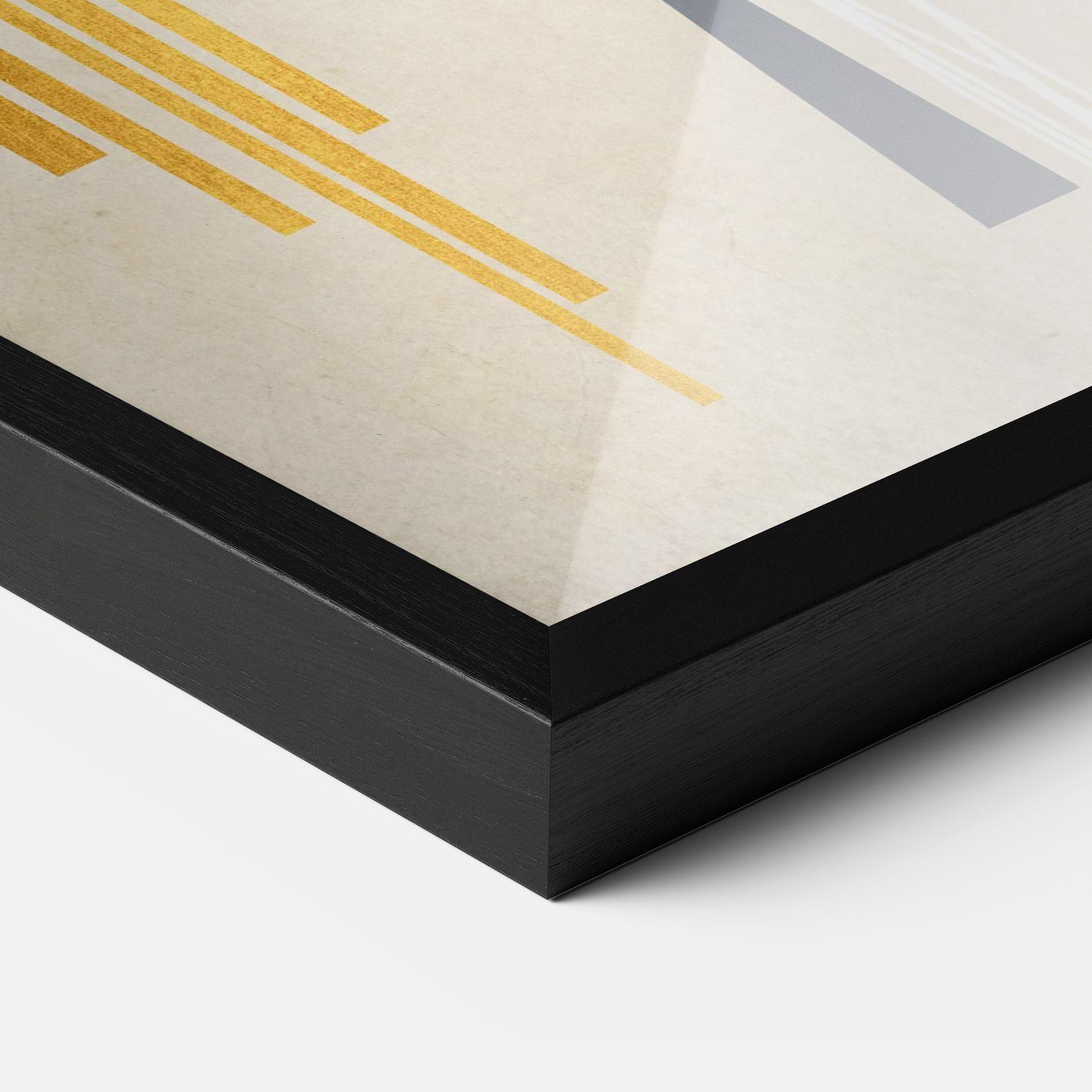 Рамкиран постер Abstract Grey Face 1 mockup 3