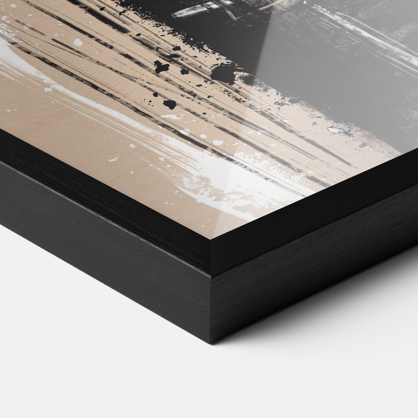 Modern Oil Painting With White mockup 3