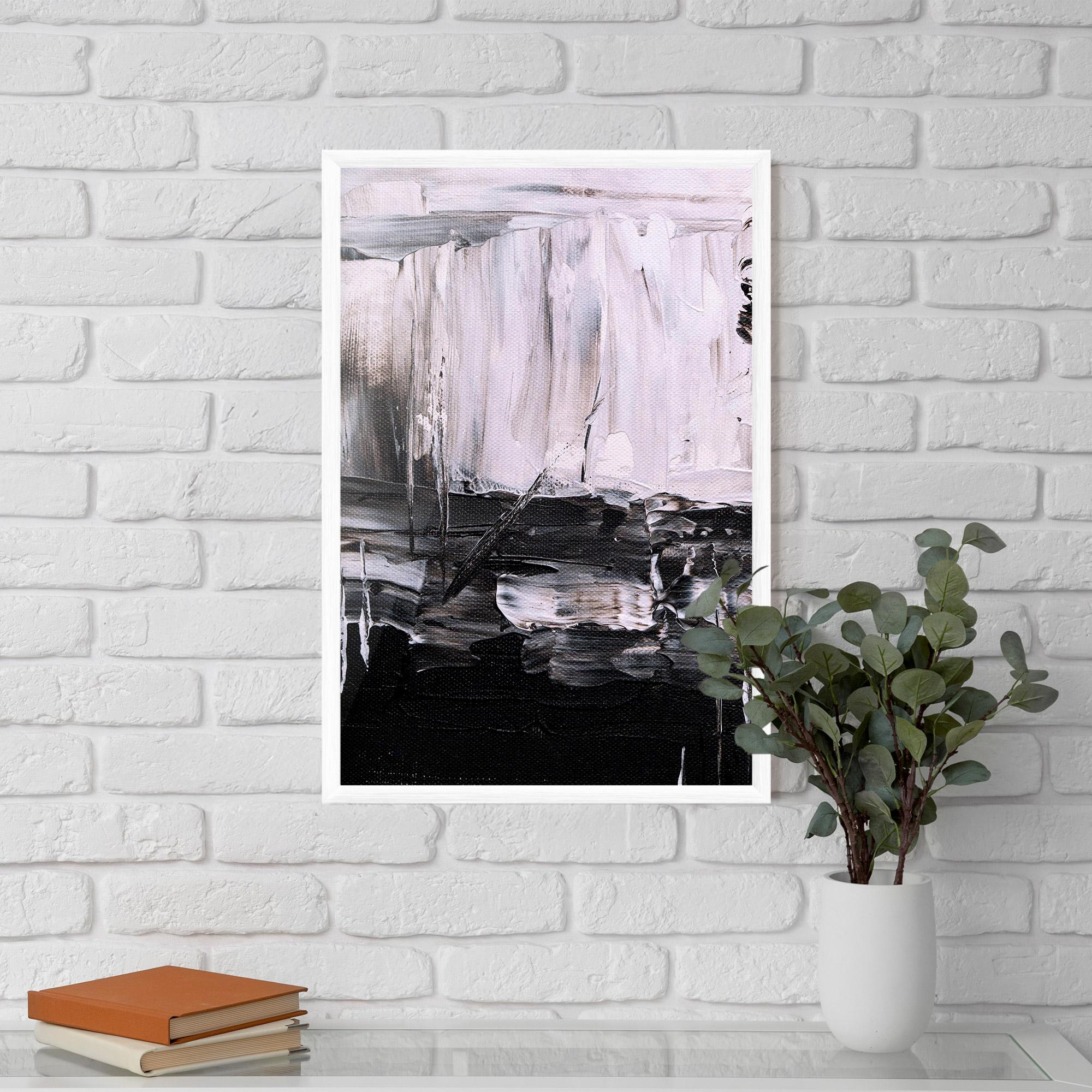 Рамкиран постер Abstract Paintings mockup 5