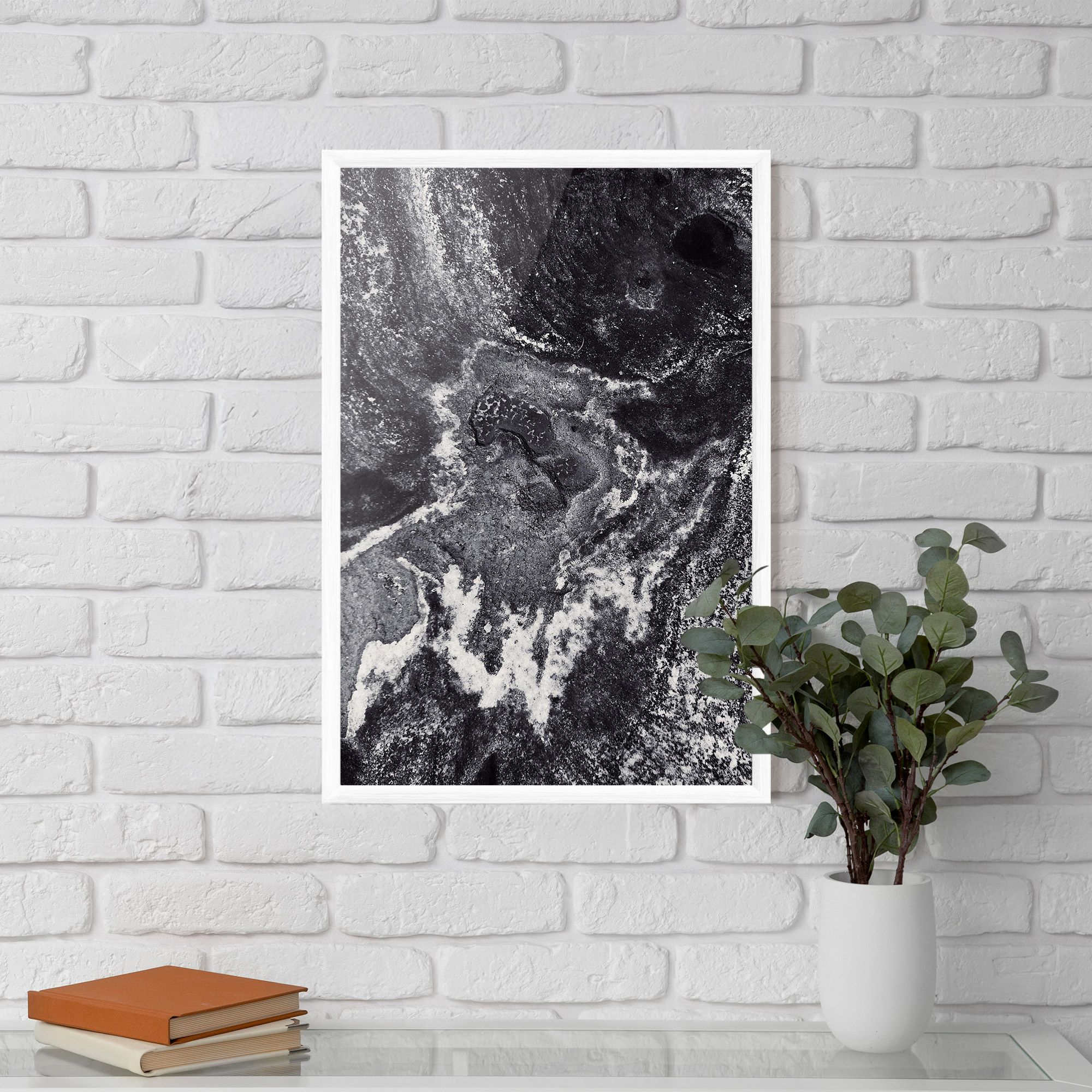 Black And White Abstract mockup 5