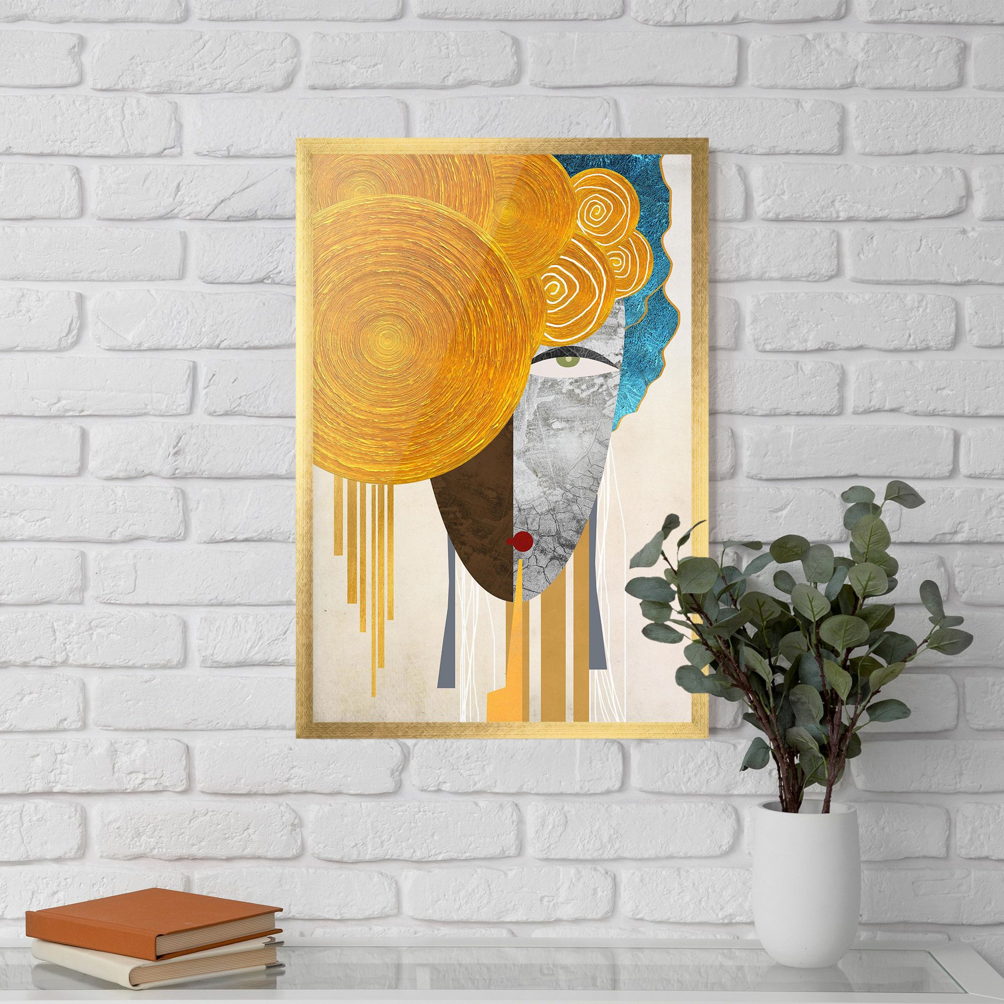 Abstract Grey Face 1 mockup 5