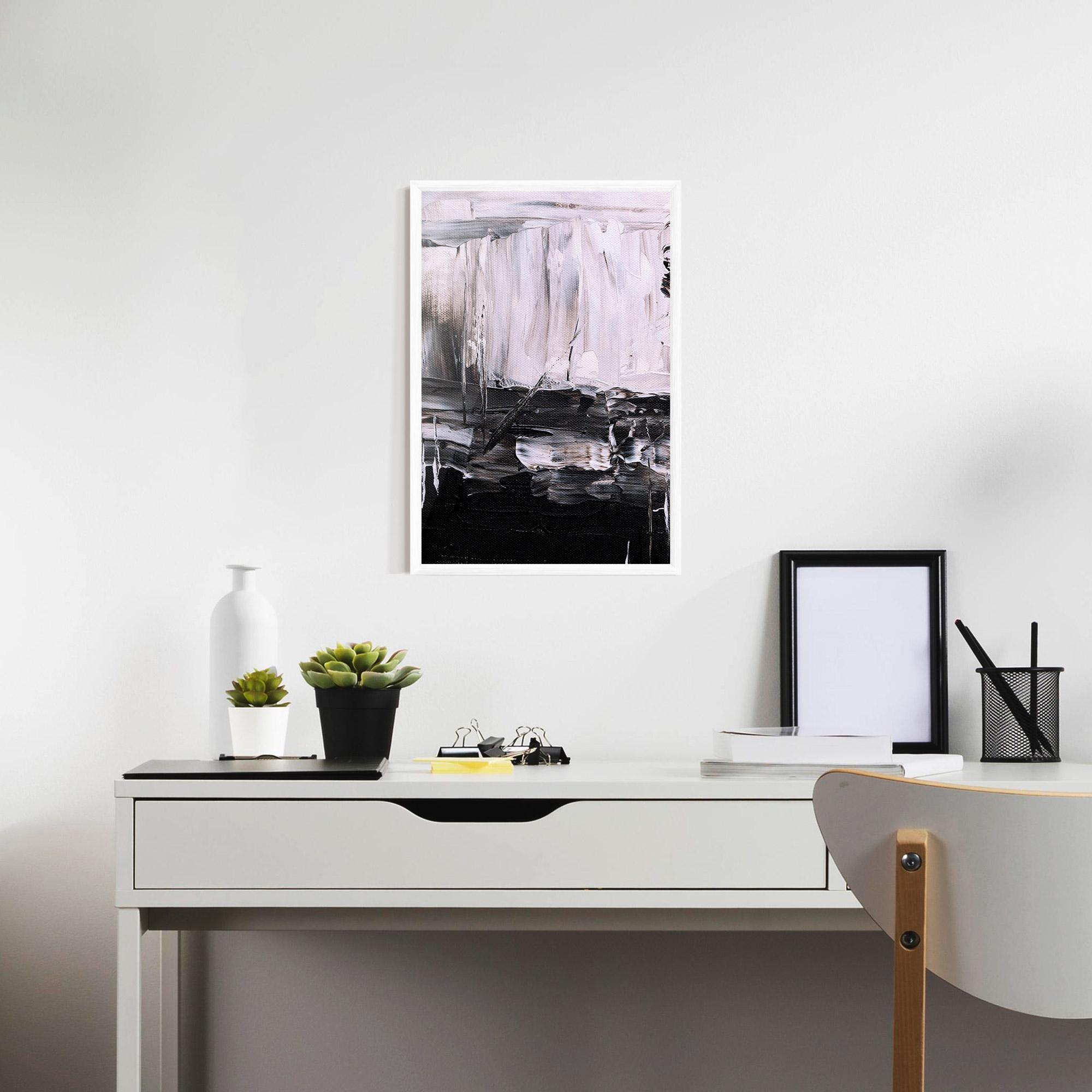 Рамкиран постер Abstract Paintings mockup 7