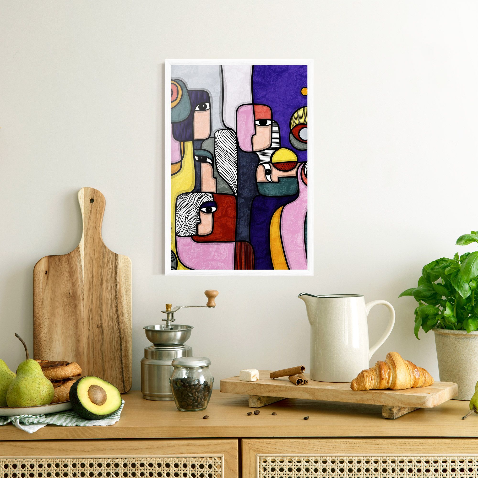 Abstract Looking Eyes mockup 8