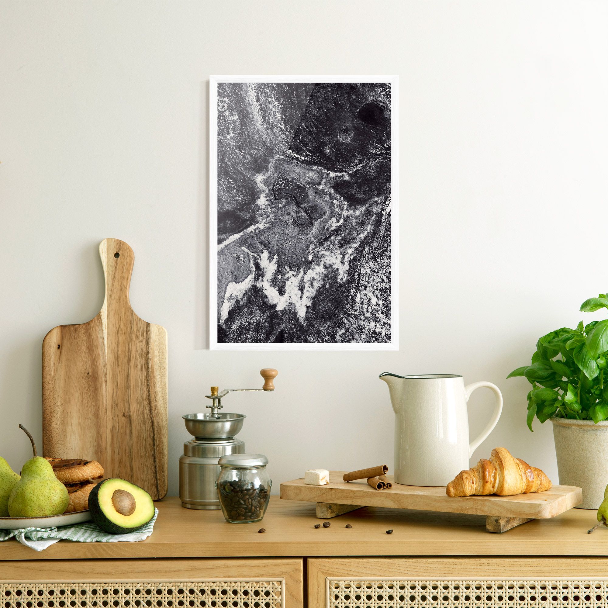 Black And White Abstract mockup 8