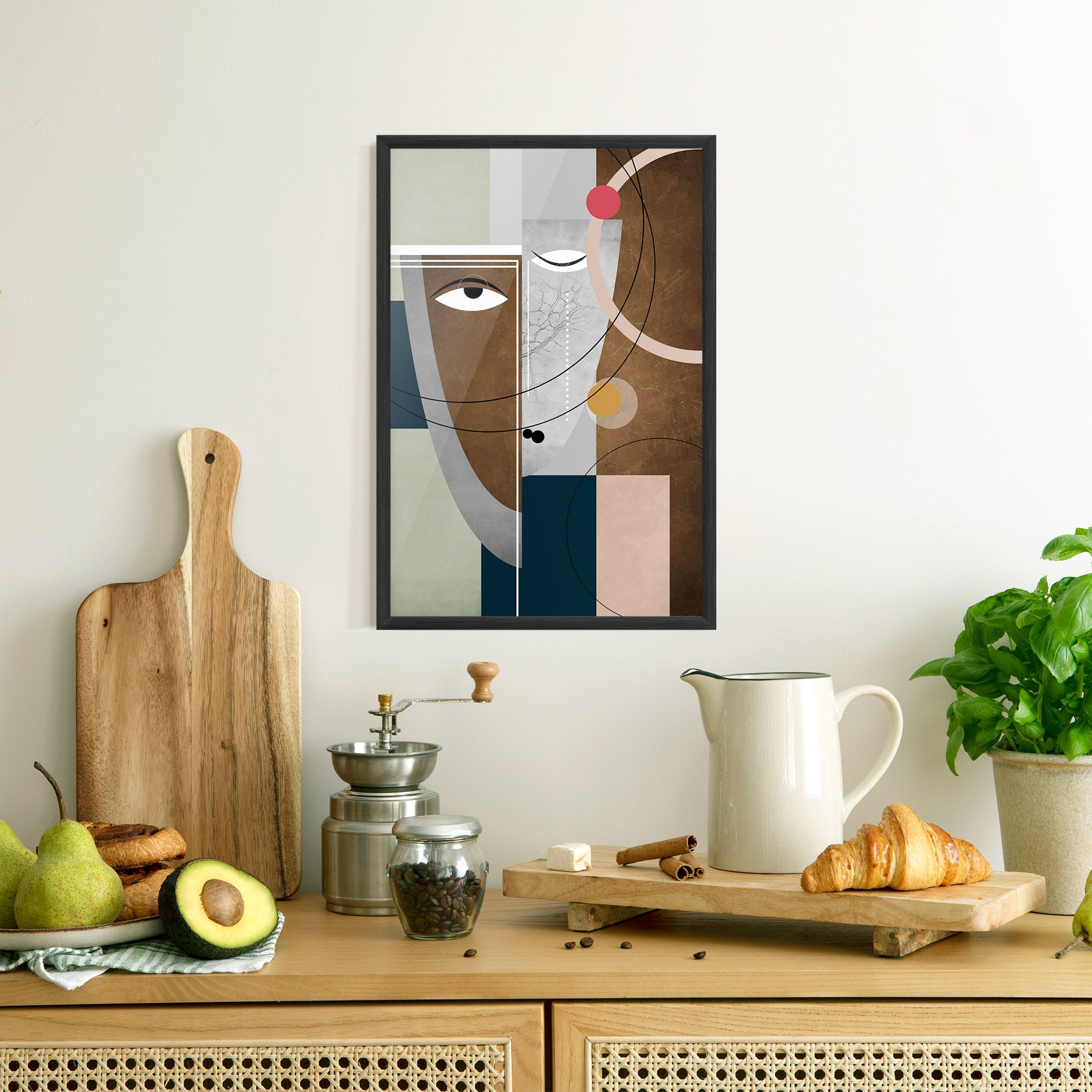 Abstract Brown Face mockup 8