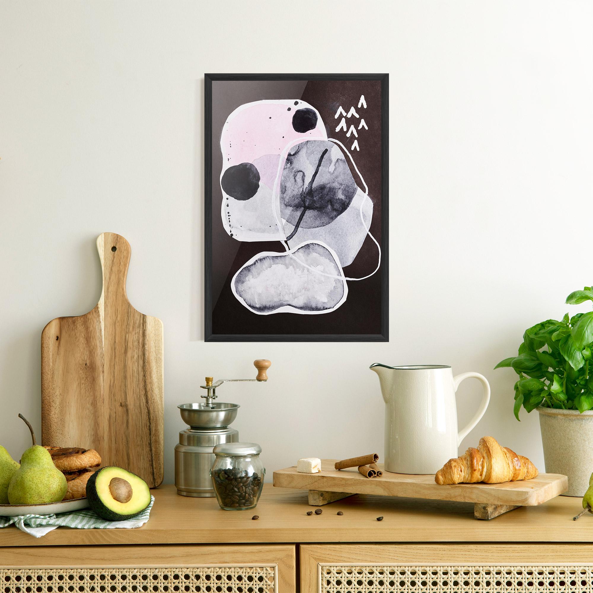 Рамкиран постер Abstract Collage mockup 8