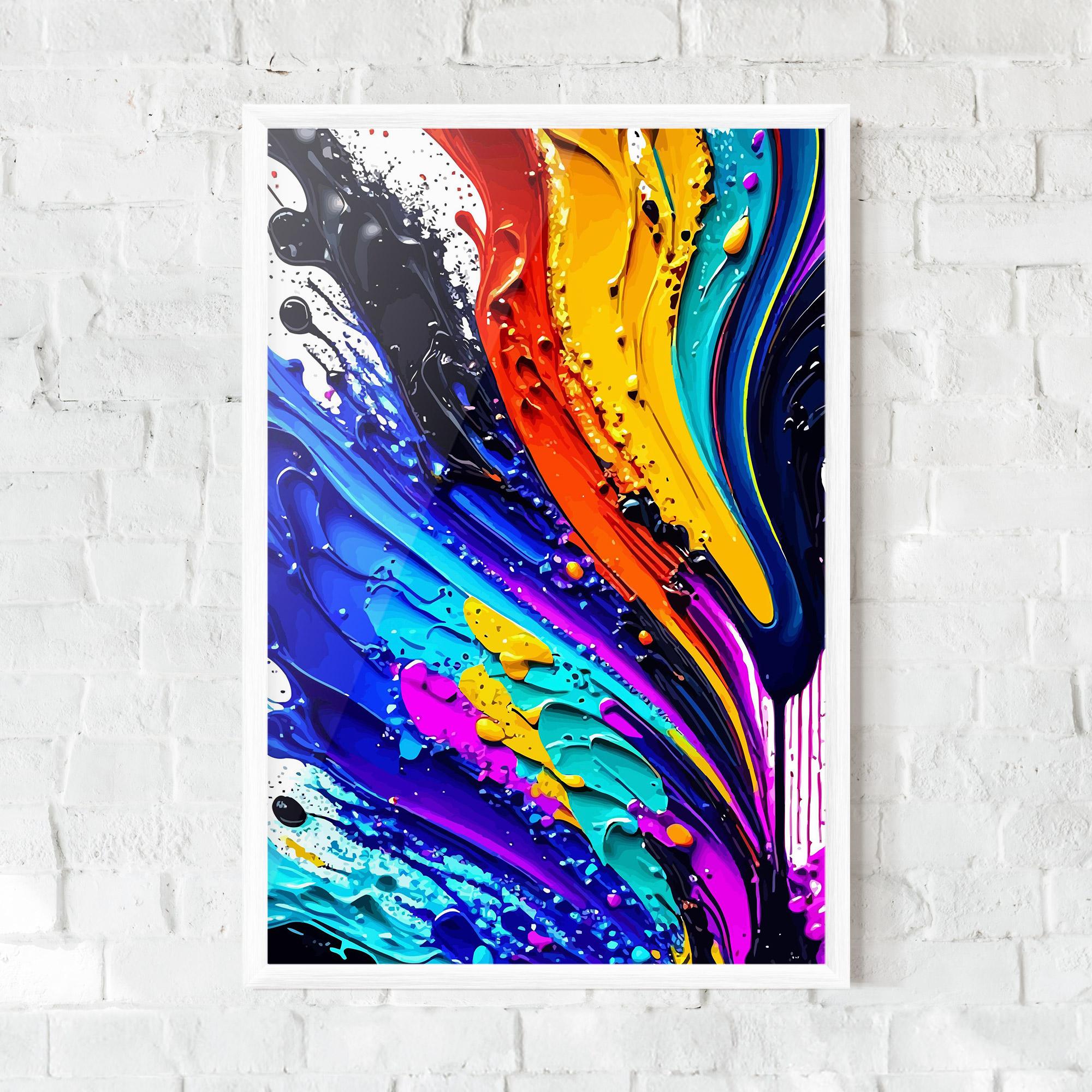 Рамкиран постер Beautiful Splash mockup 0