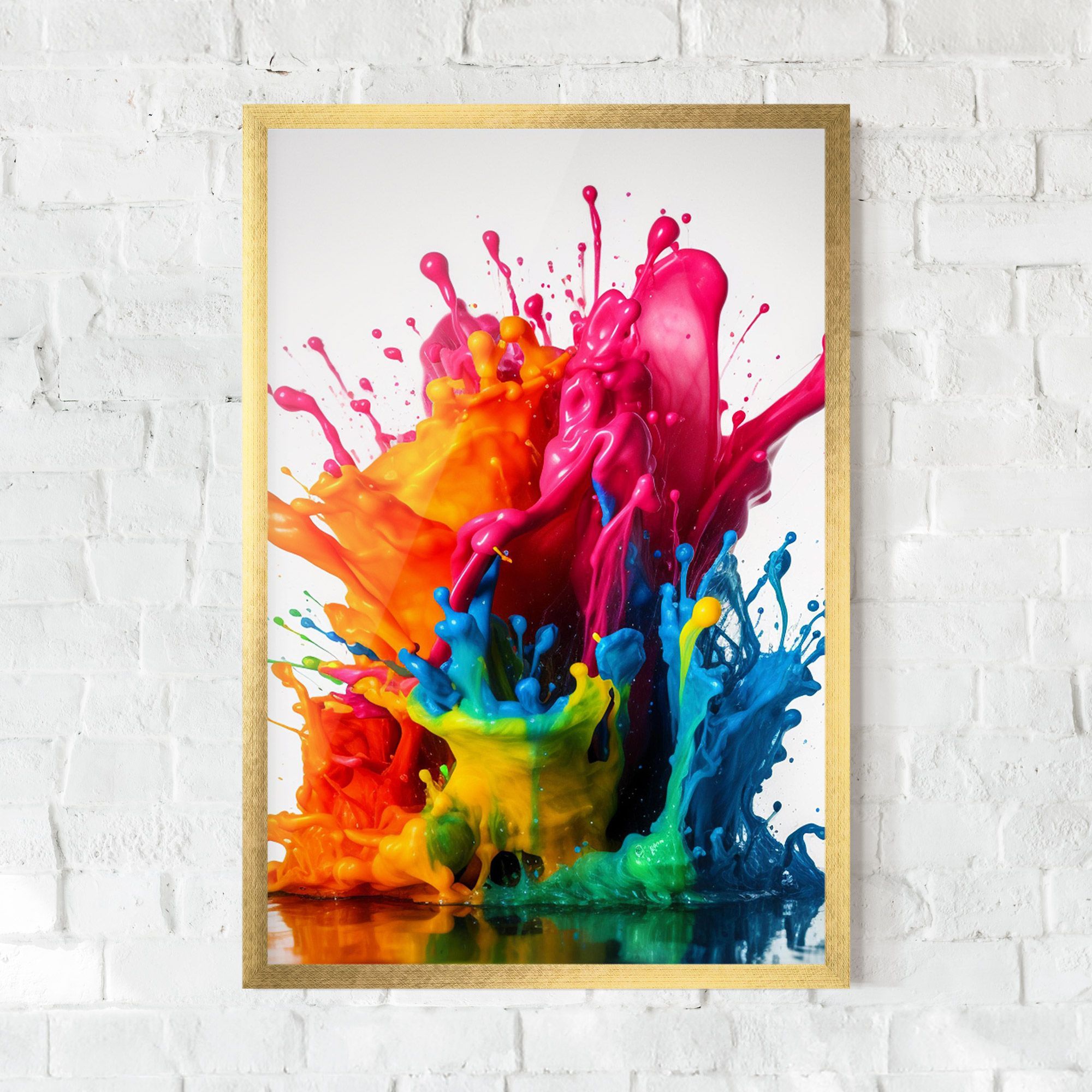 Colorful Explosion Paint mockup 0