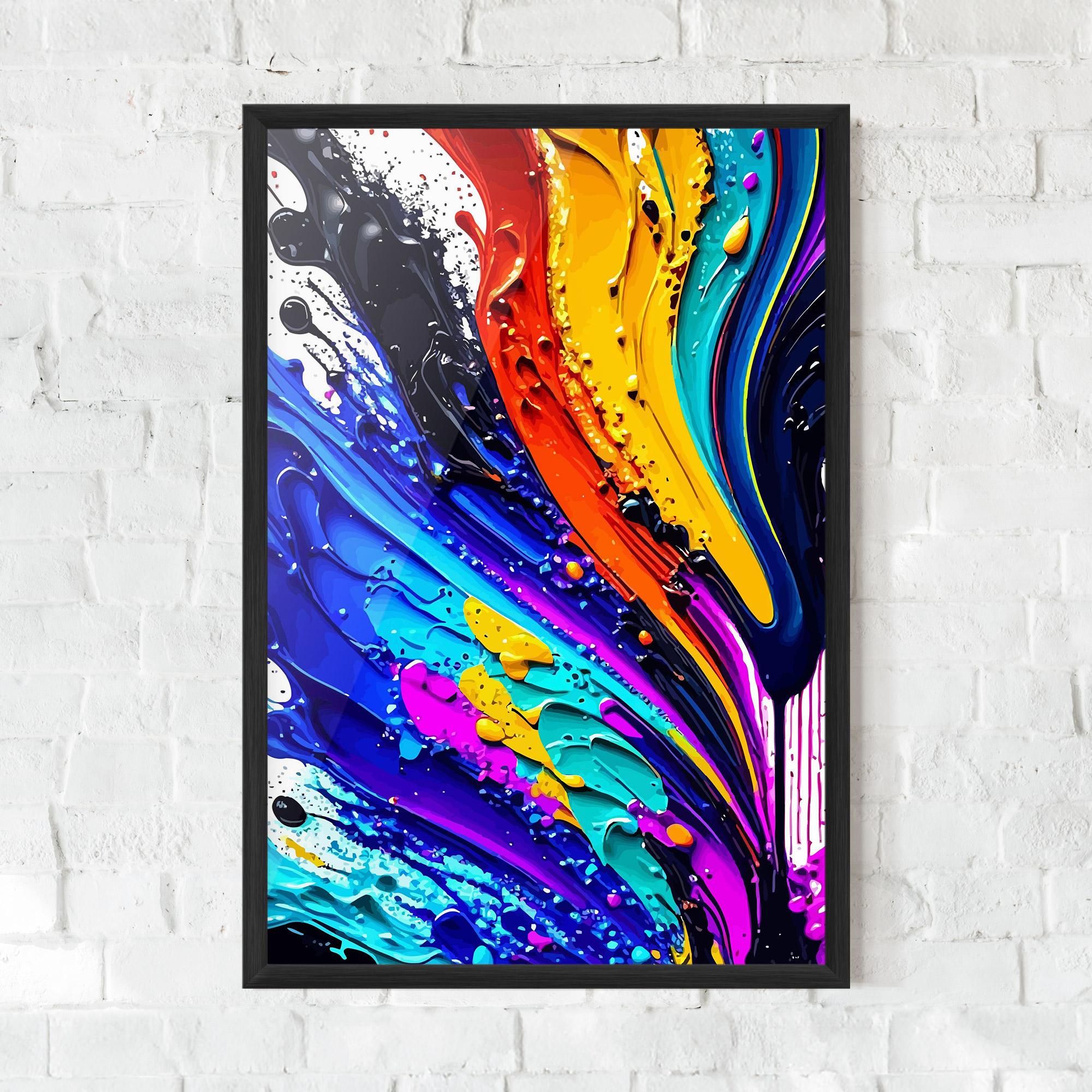 Рамкиран постер Beautiful Splash mockup 0