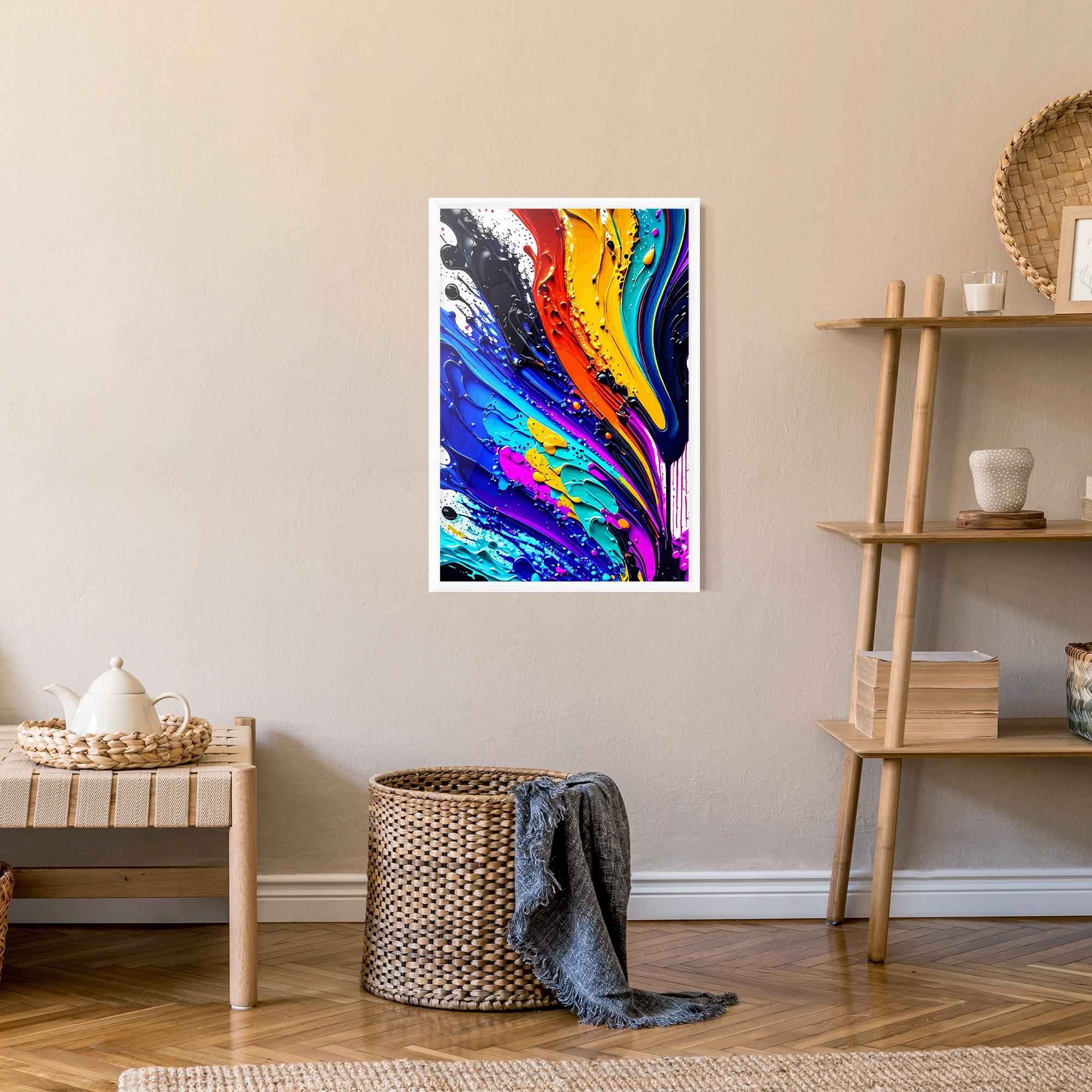 Рамкиран постер Beautiful Splash mockup 9