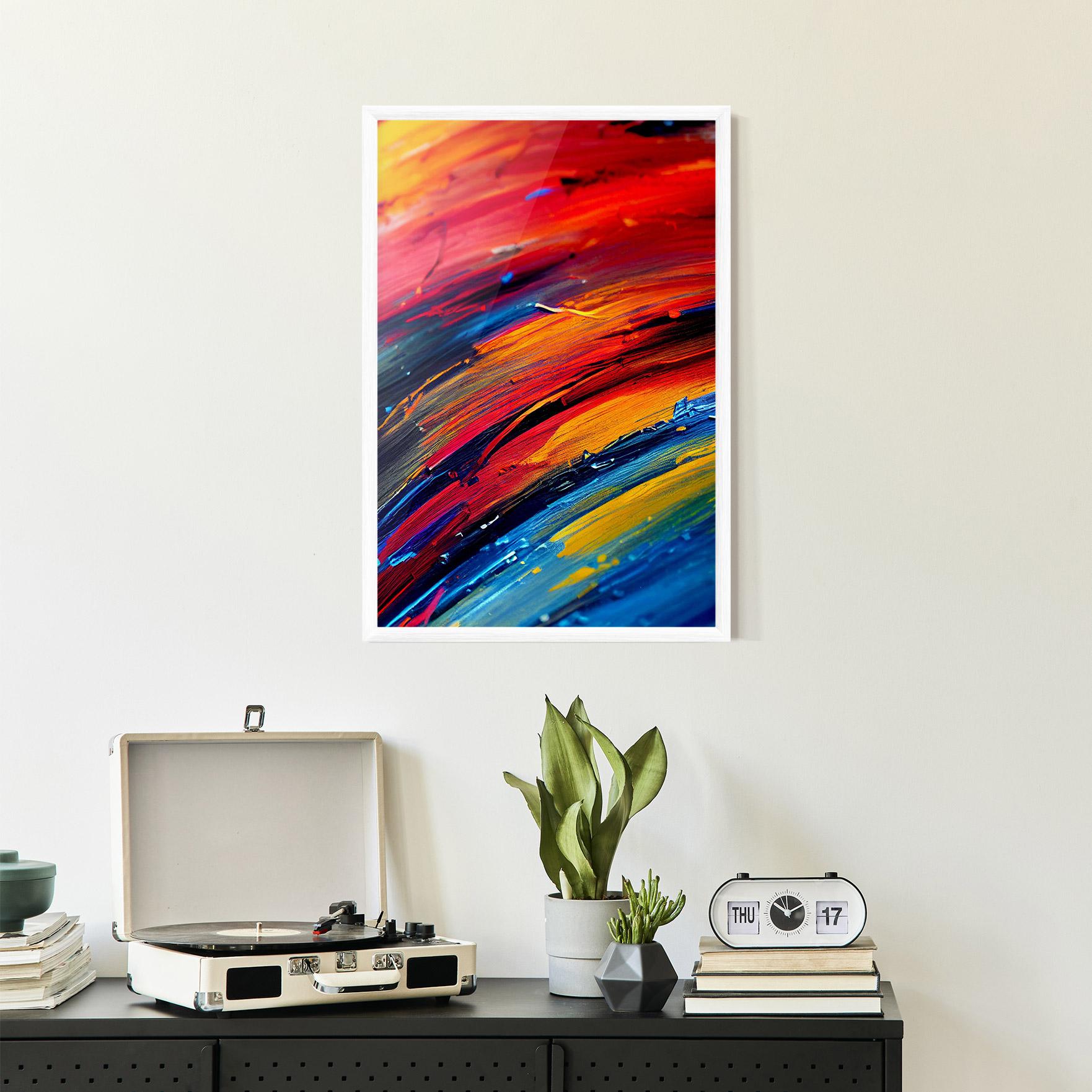 Рамкиран постер Horizontal Color Shot mockup 2