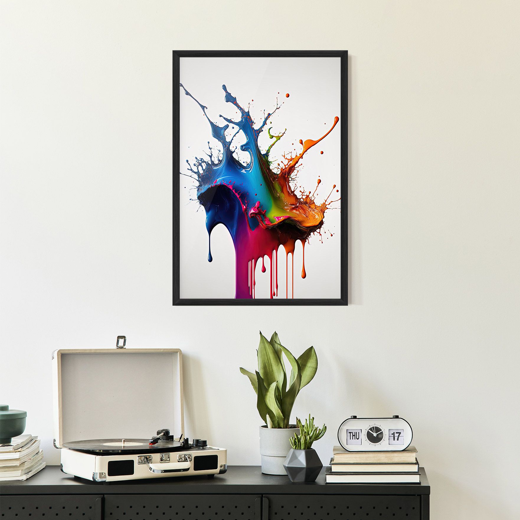 Yellow Blue Floating mockup 2