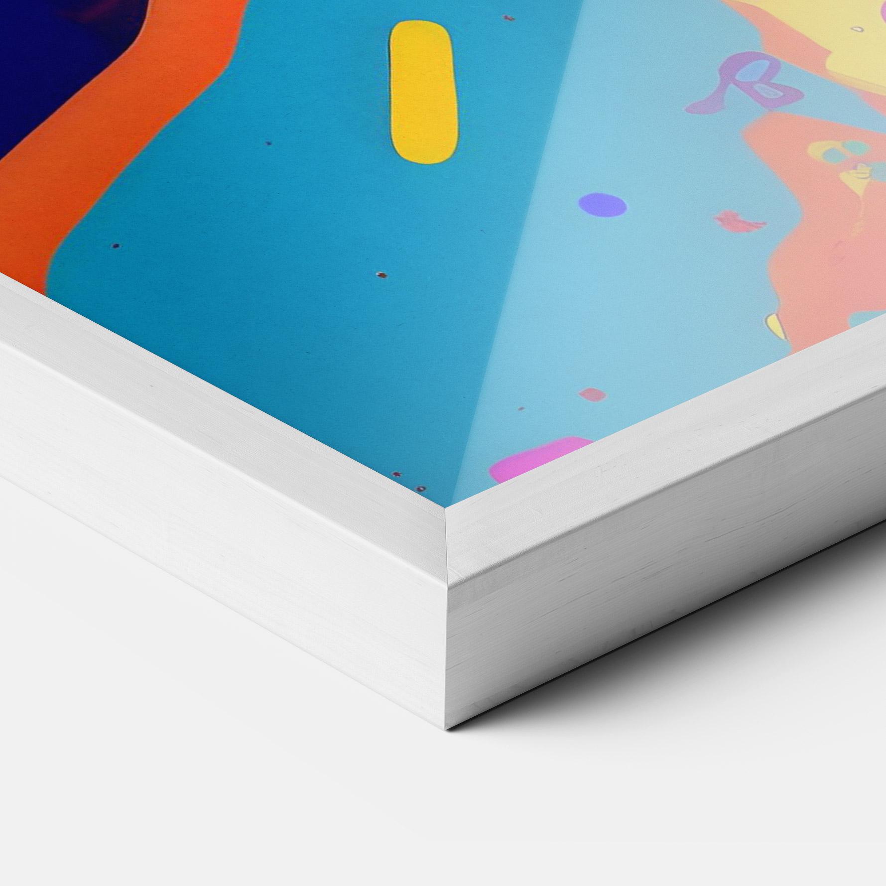 Рамкиран постер Abstract Color Work mockup 3