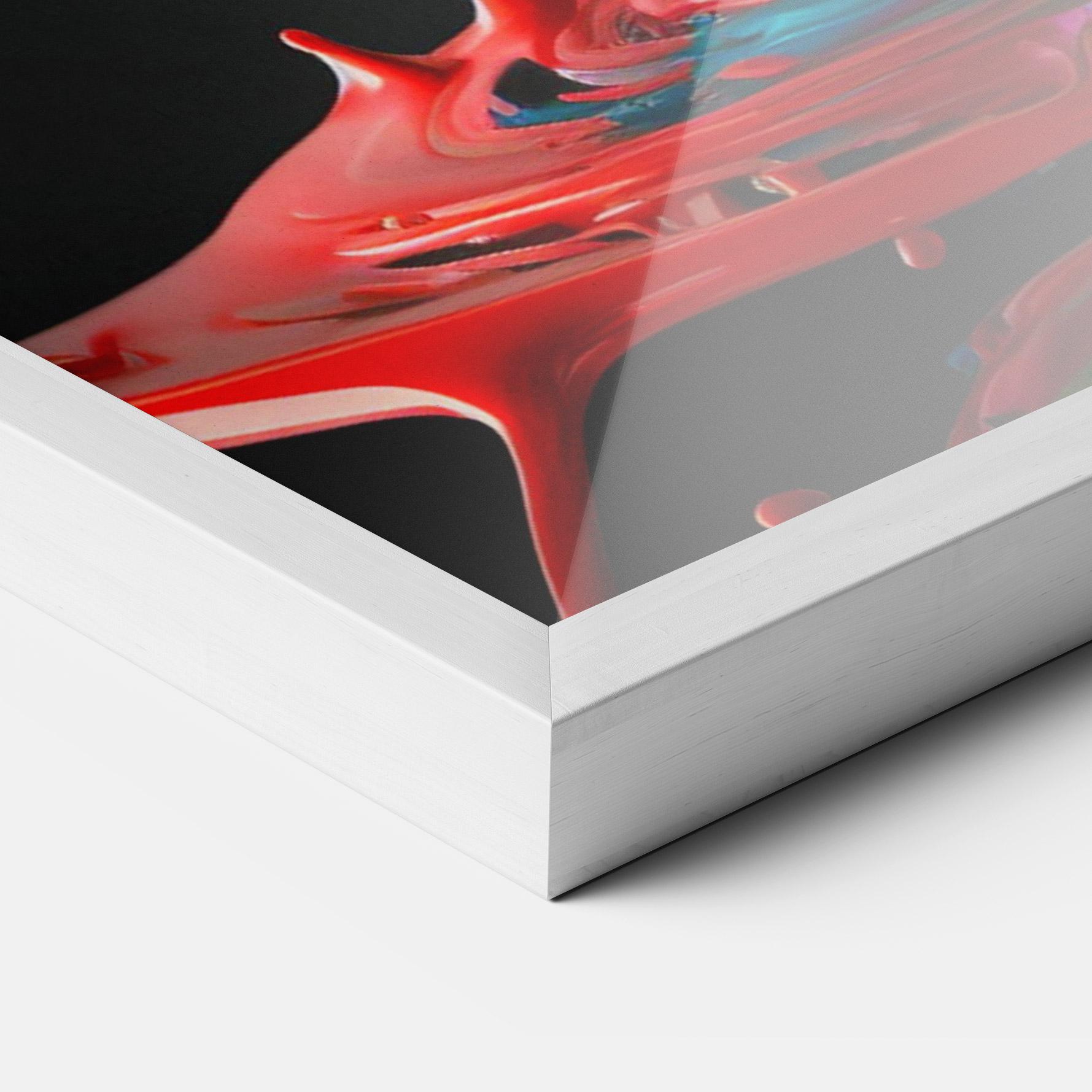 Рамкиран постер Beautiful Colorful Splash mockup 3