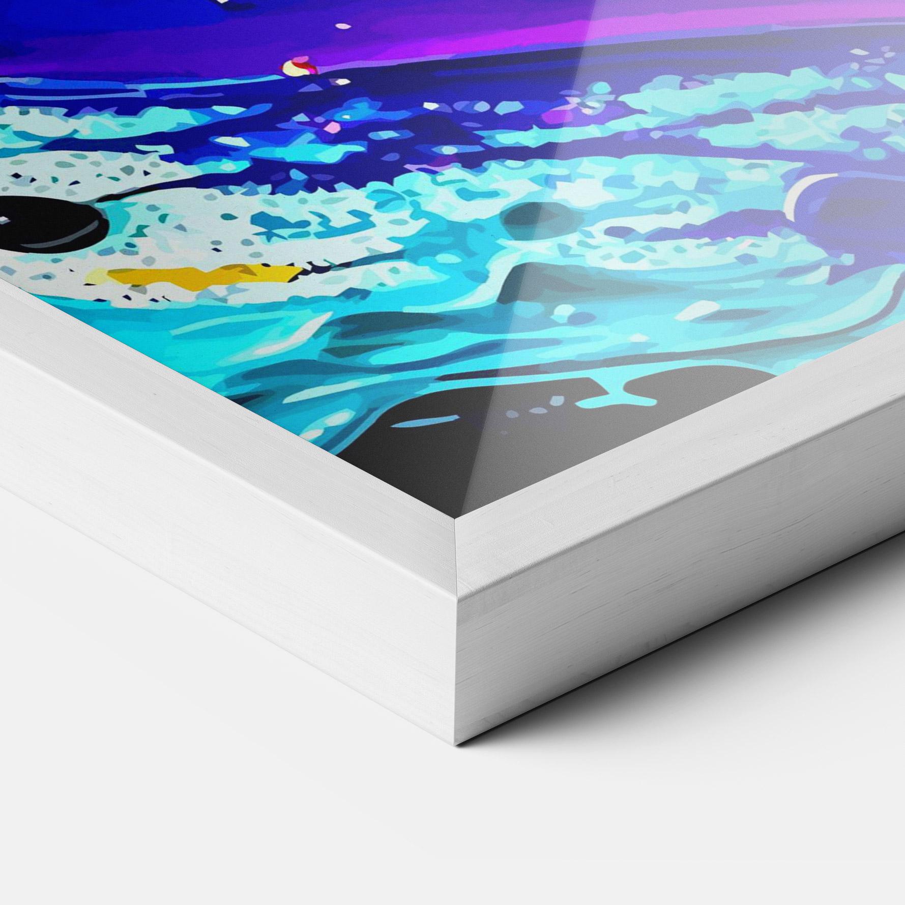 Рамкиран постер Beautiful Splash mockup 3