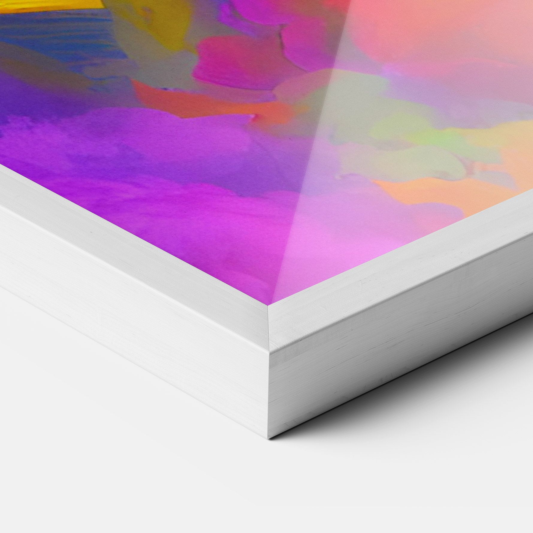 Blurred Colorful Smoke mockup 3