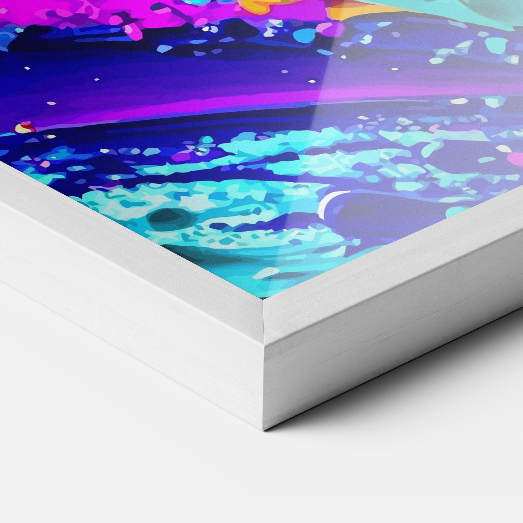 Рамкиран постер Pretty Splash mockup 3