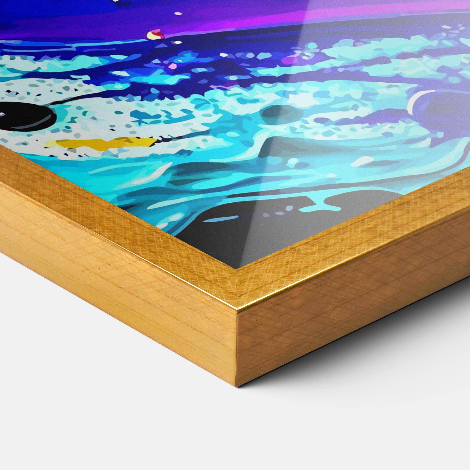 Рамкиран постер Beautiful Splash mockup 3