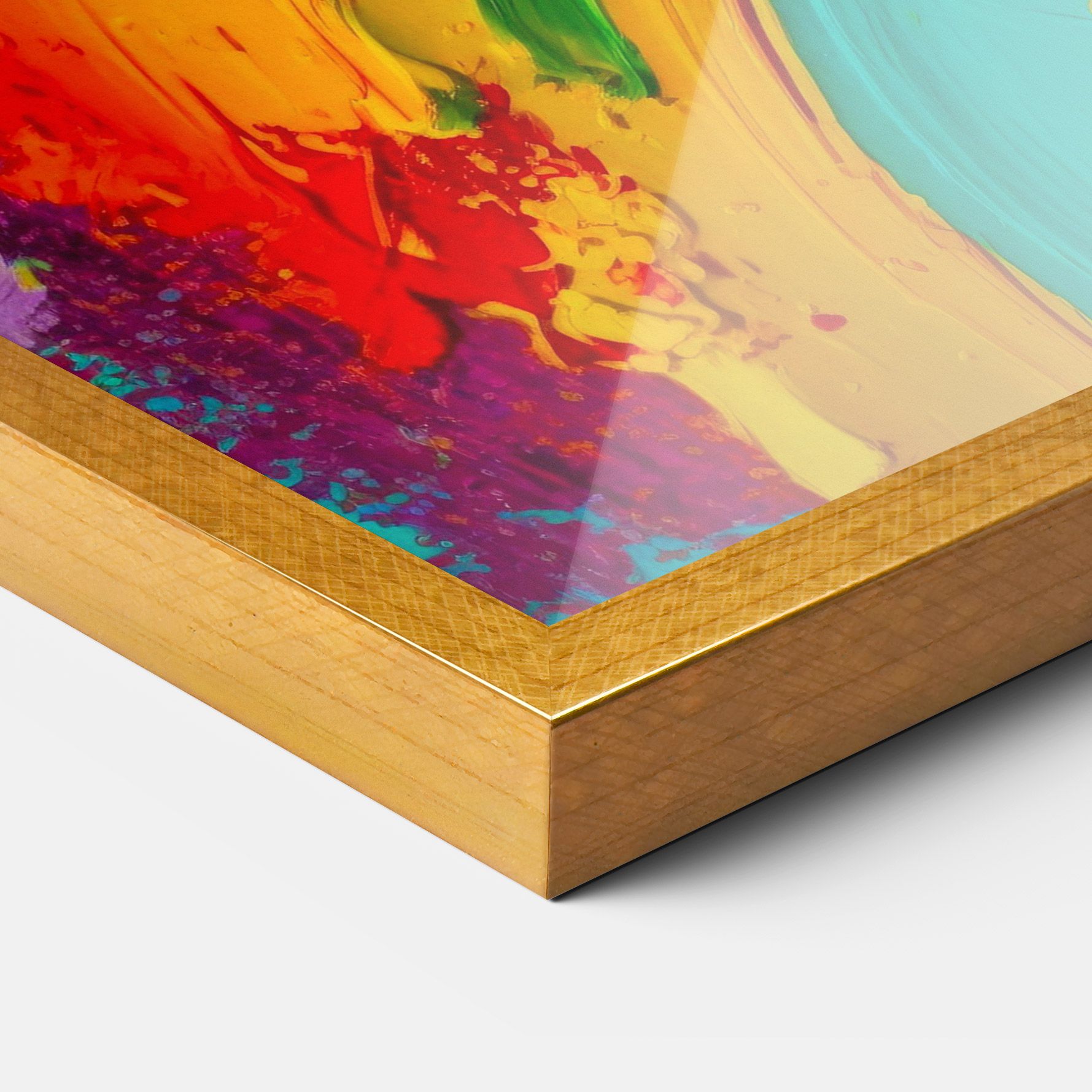 Multicolored Painting mockup 3